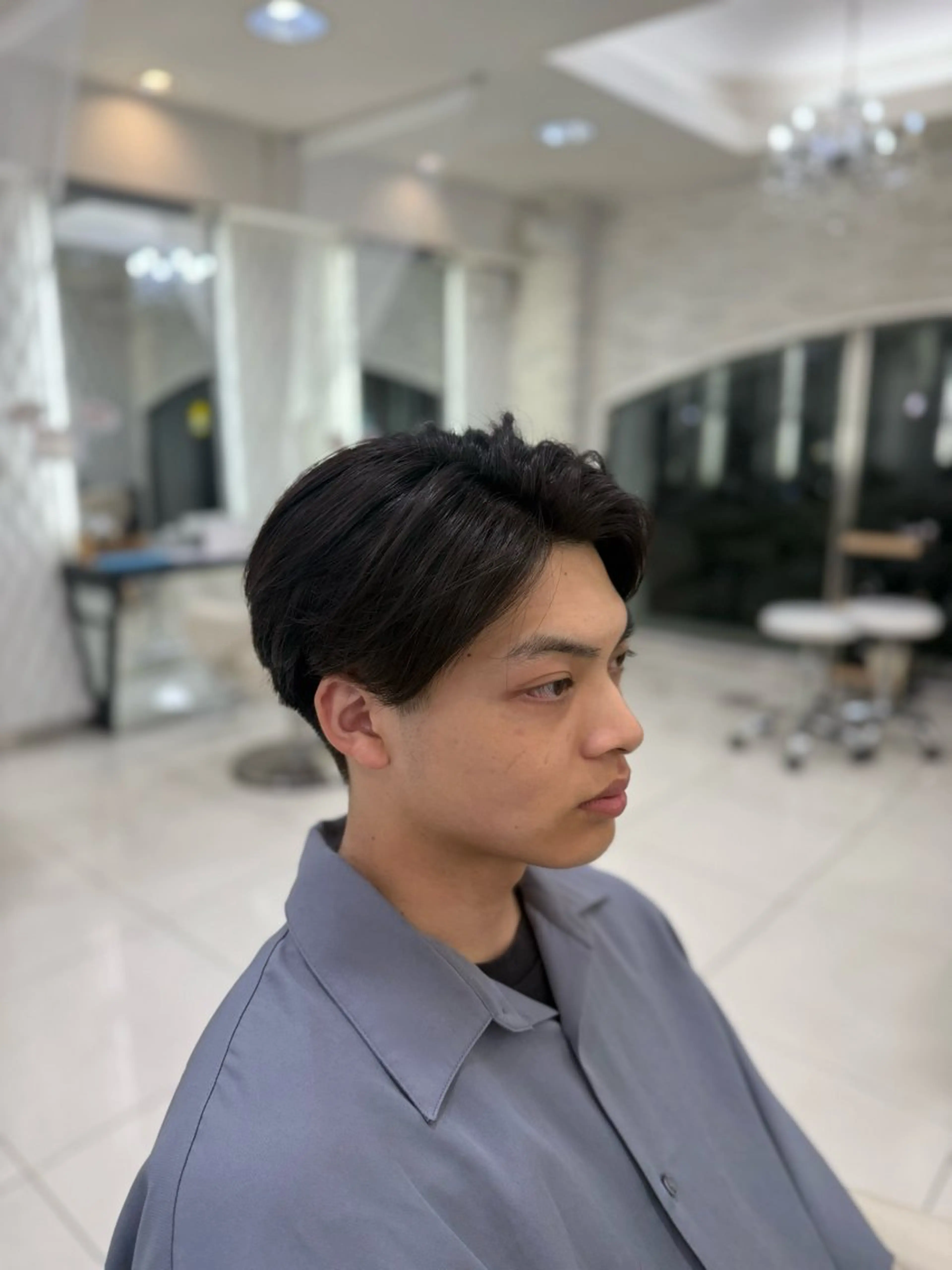 ショート パーマ メンズ カット パーマ 🔥men's特化 🔥三上 拓真のヘアスタイル