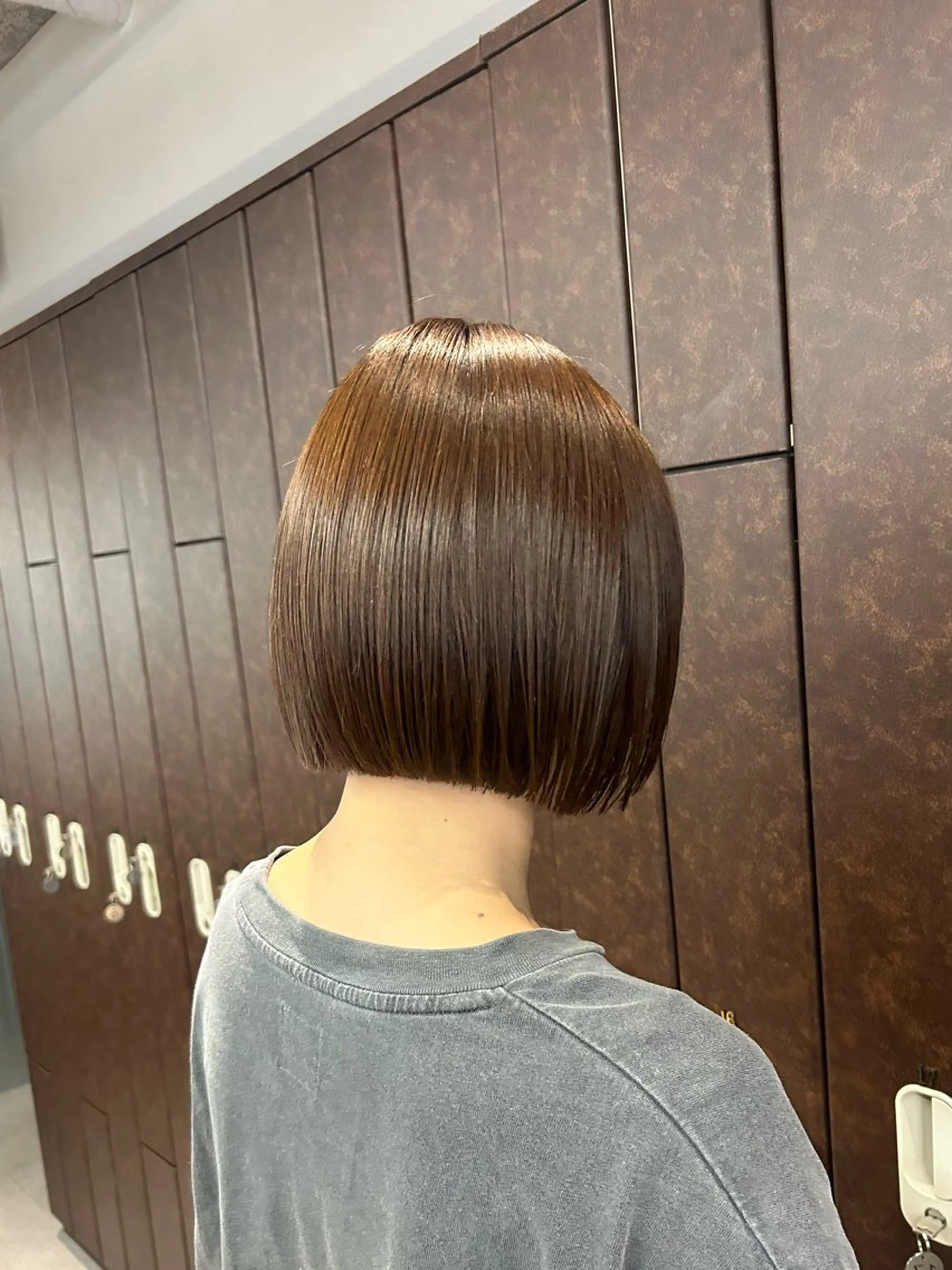ミディアム ボブ カット nana/ボブ/ レイヤー/梅田のヘアスタイル
