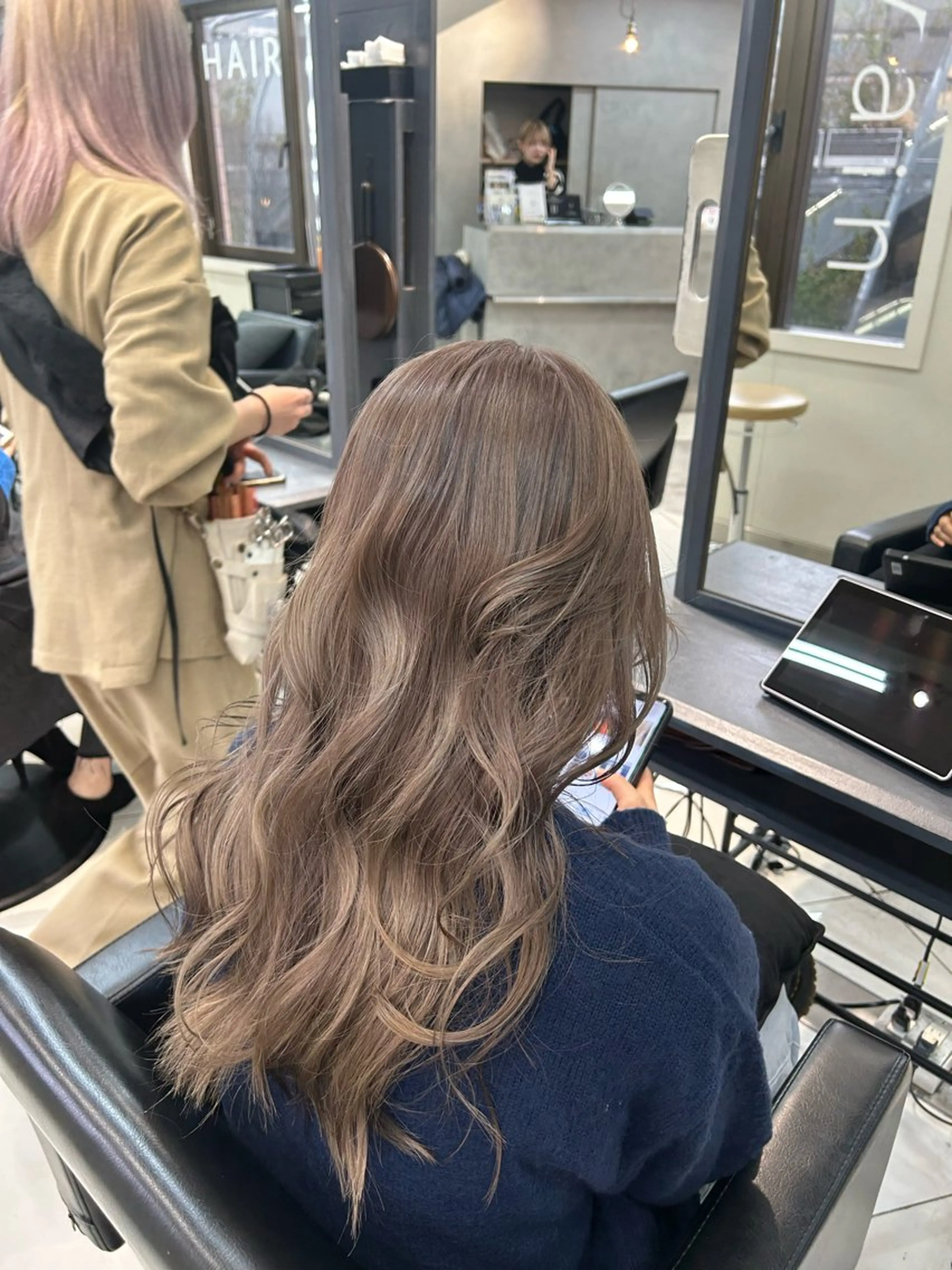 ロング くびれボブレイヤー 渋谷/kougaのヘアスタイル