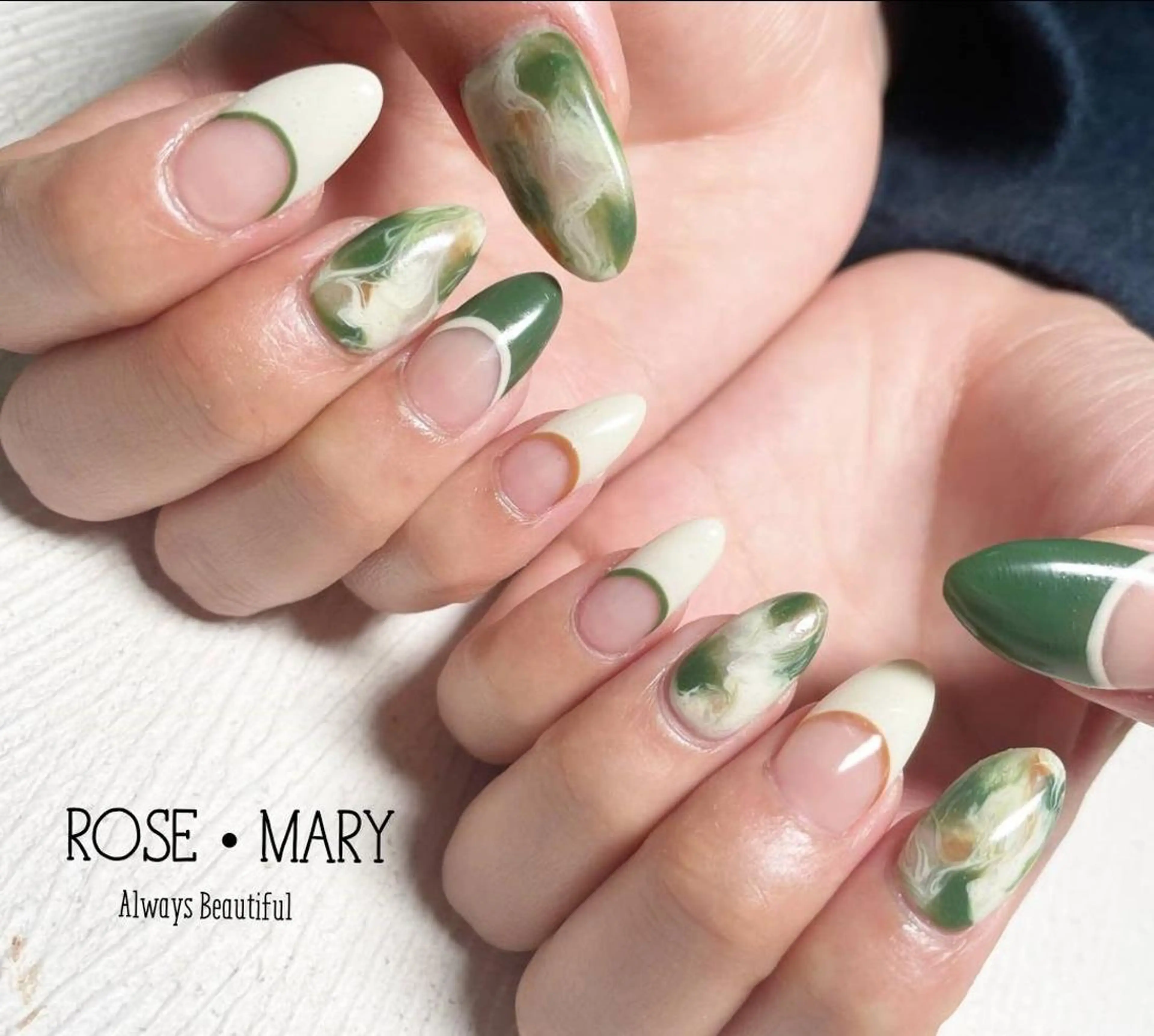 ネイル ハンドネイル ROSE・ MARY 鈴木のネイルデザイン