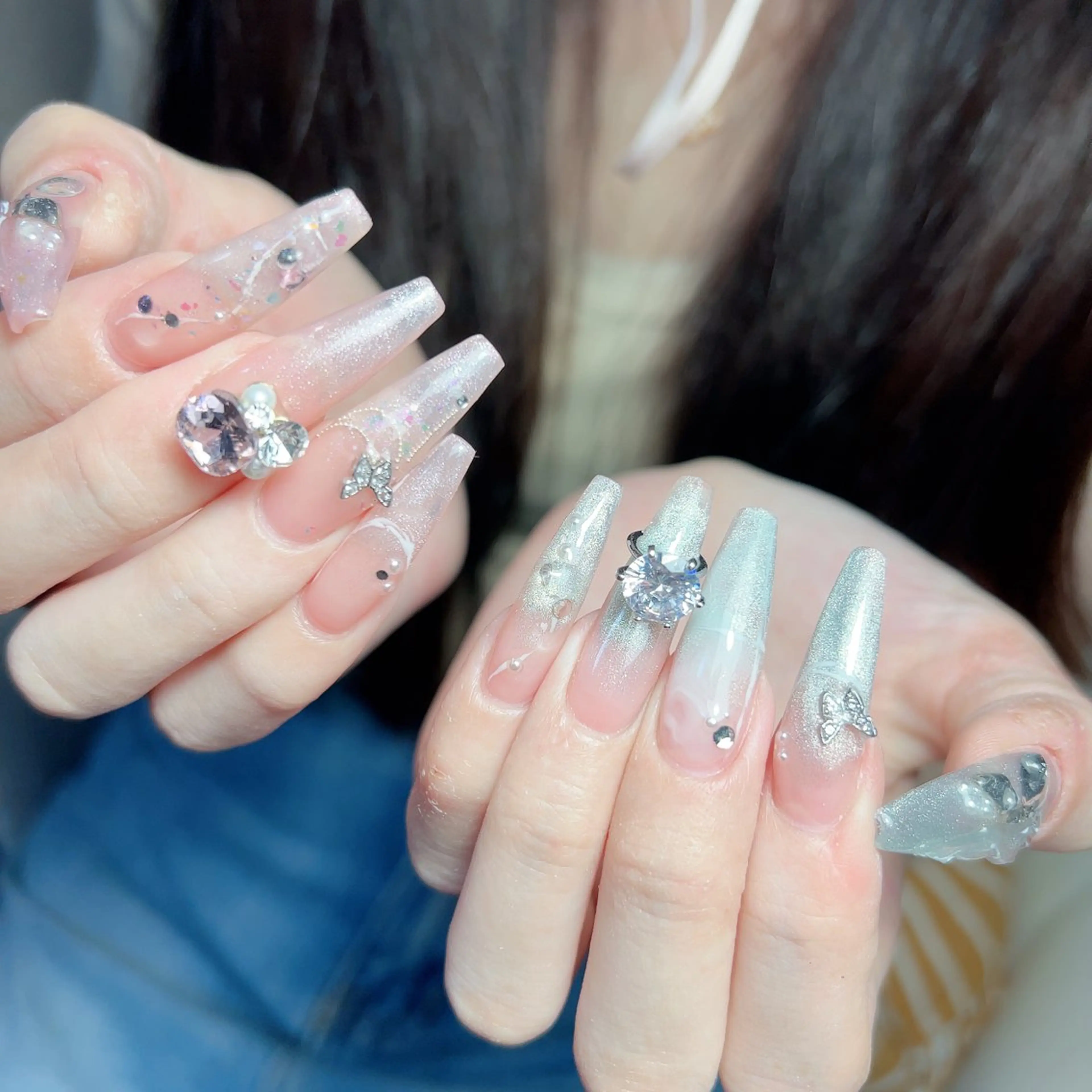 ネイル M🌷nail 長さだし専門店のネイルデザイン