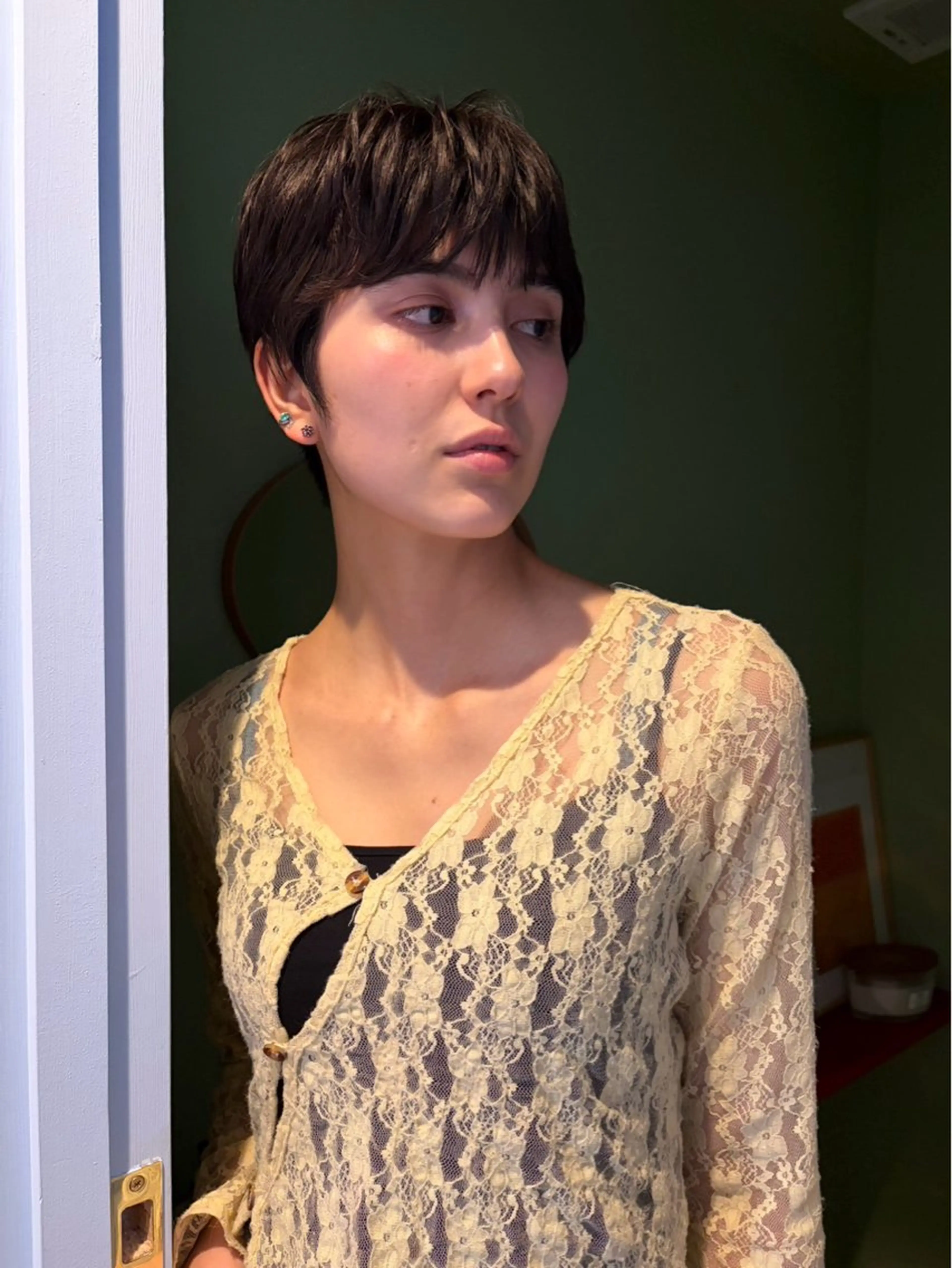 ショート カラー Wカラー/レイヤー /ボブ/otohaのヘアスタイル