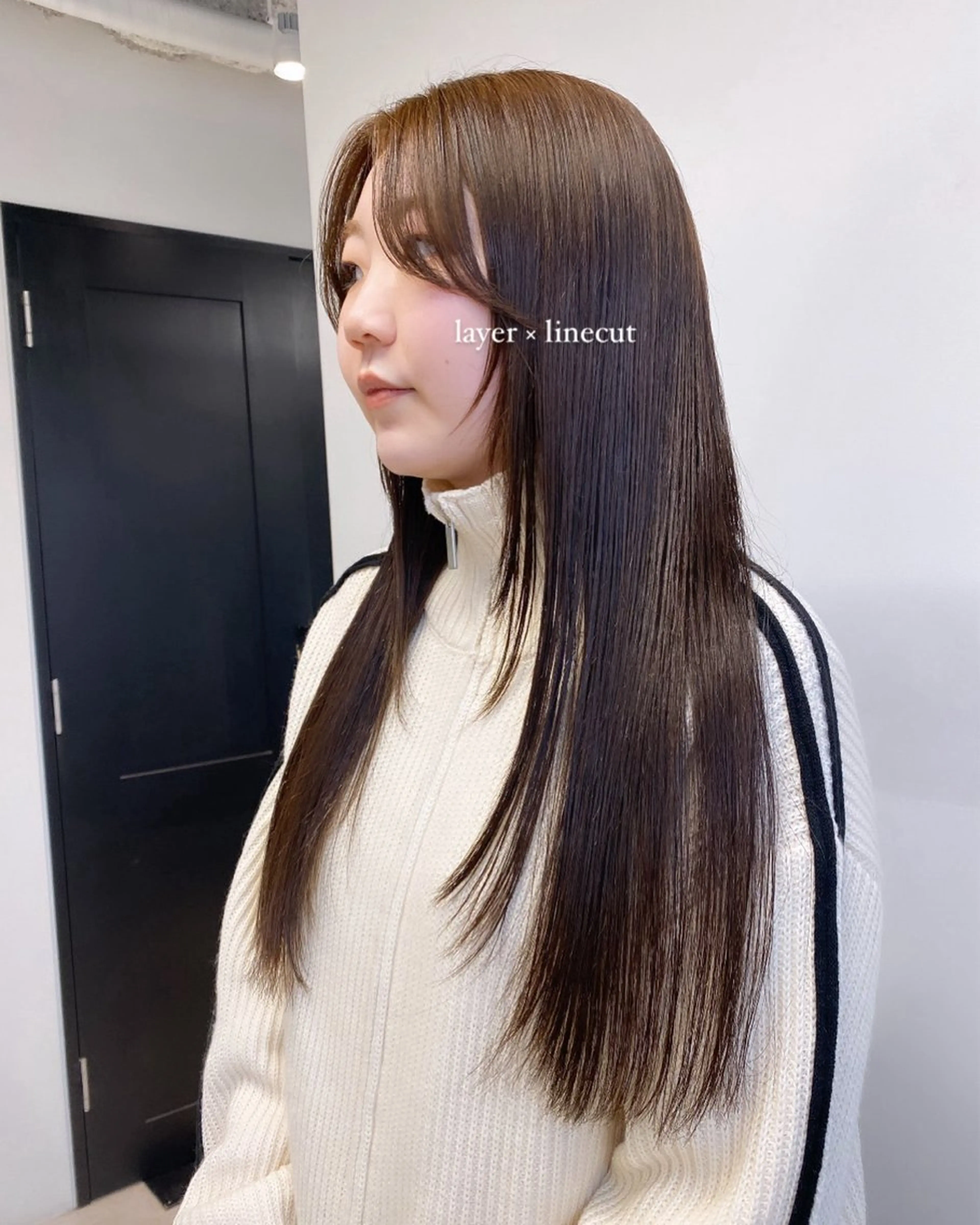 ロング カラー カット ヘアカラー マンツーマン半個室 tamuraのヘアスタイル