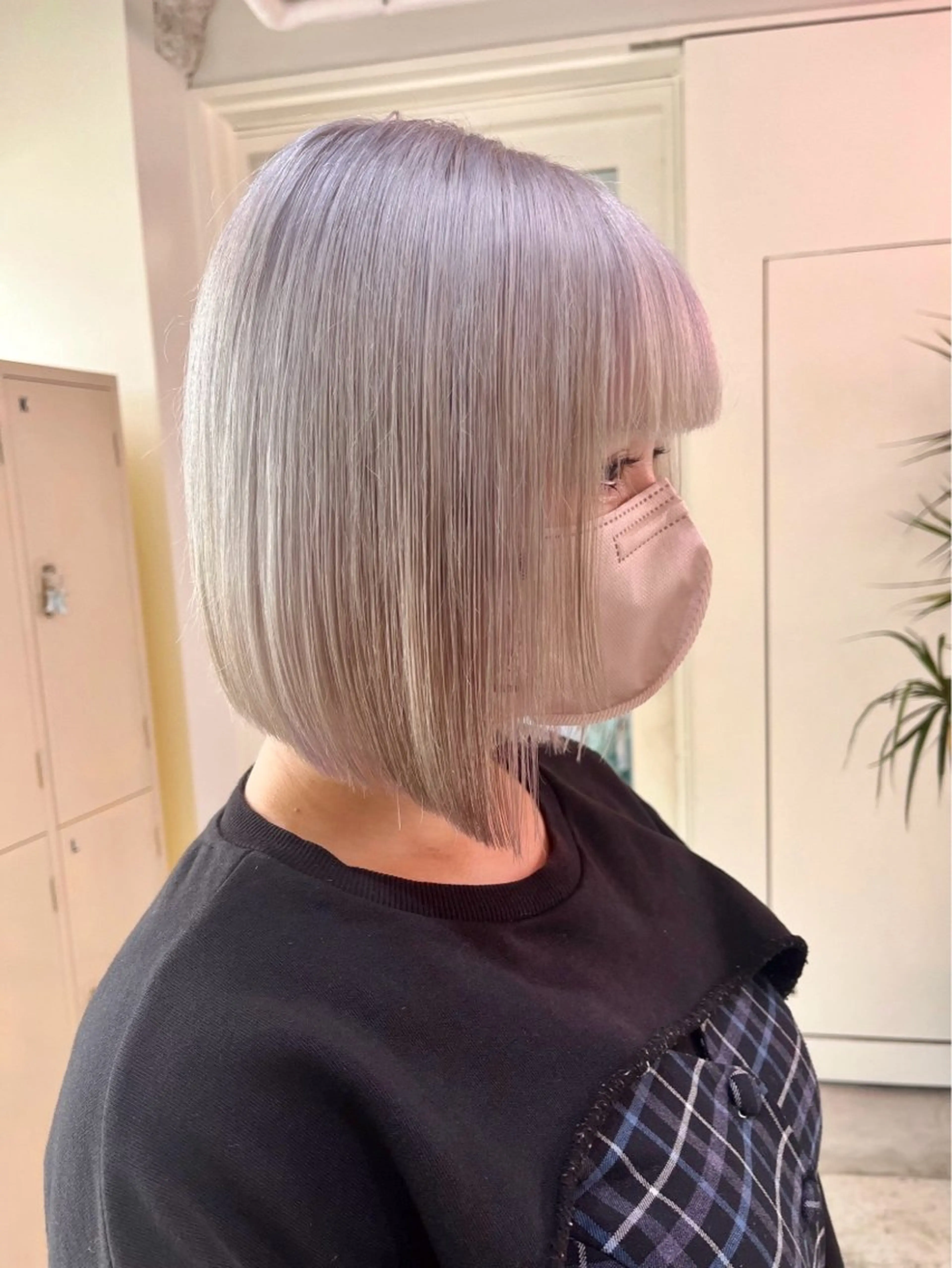 ショート ハイトーン×デザイン 似合わせ/Yoheiのヘアスタイル