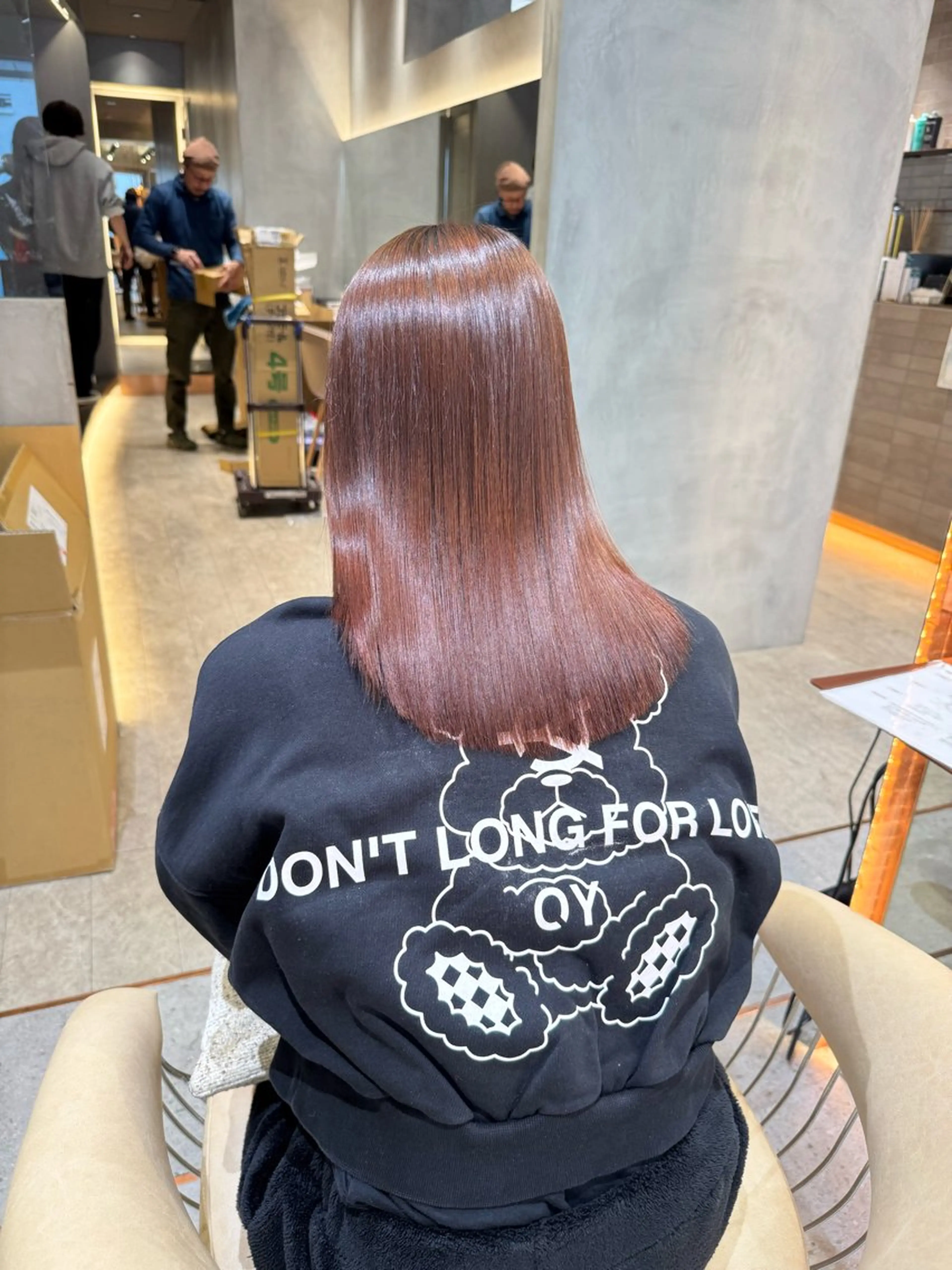 ロング カット トリートメント 髪質改善/美髪矯正/ 銀座/Airiのヘアスタイル