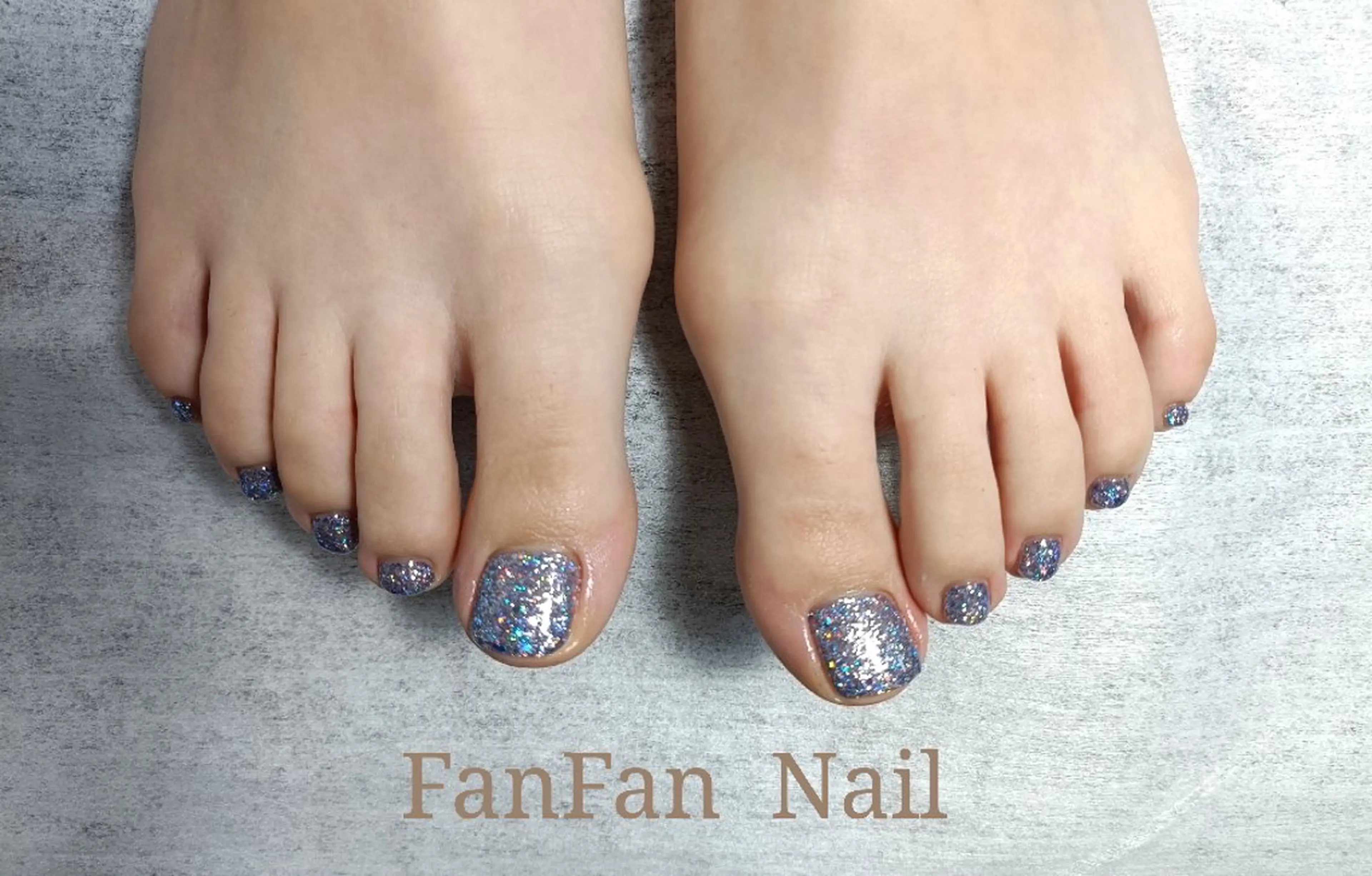 ネイル フットネイル ワンカラーネイル RUE FANFANNAILのネイルデザイン