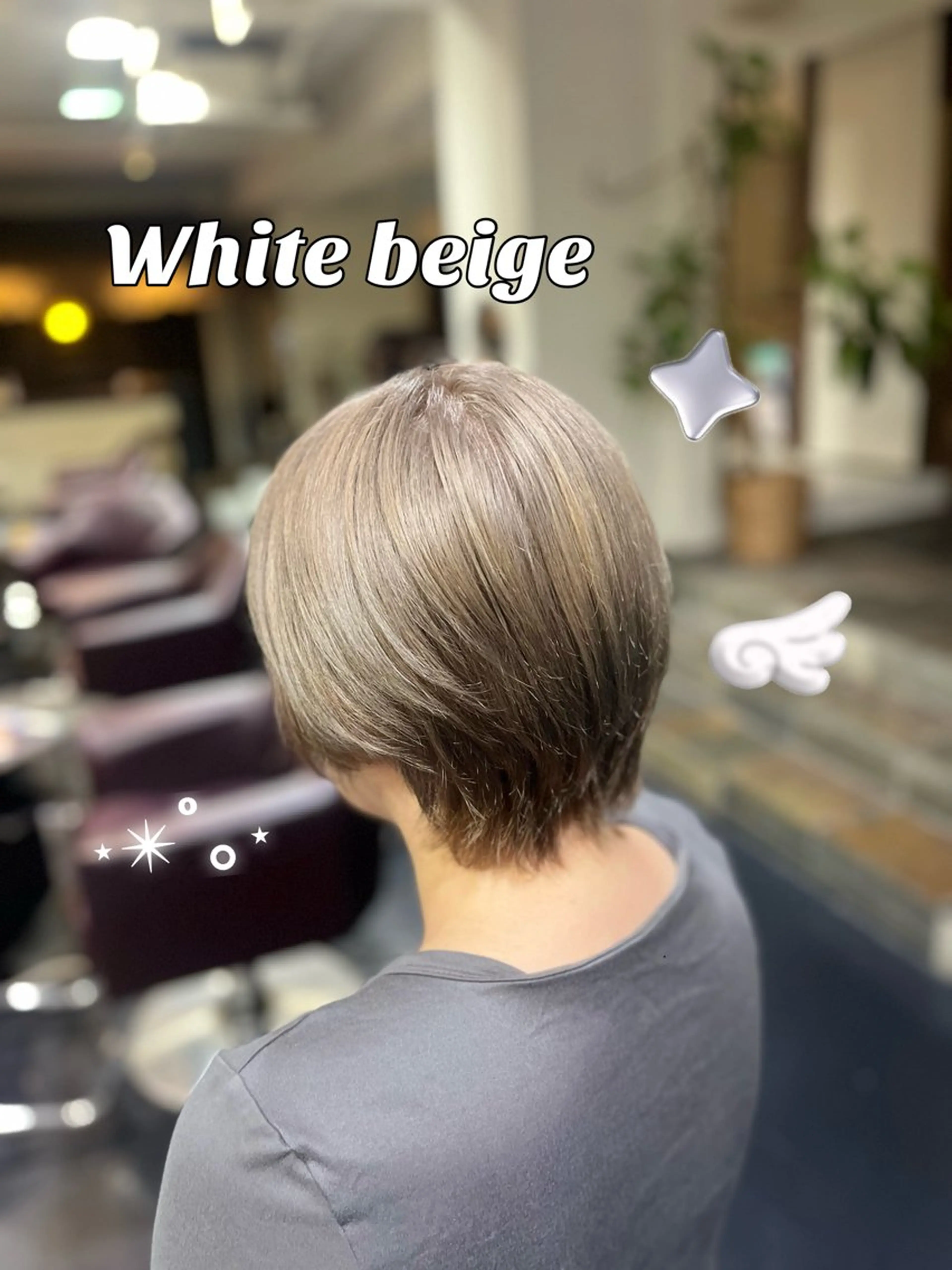 ショート カラー ヘアカラー SARAJU 西宮 yua/カラーリストのヘアスタイル
