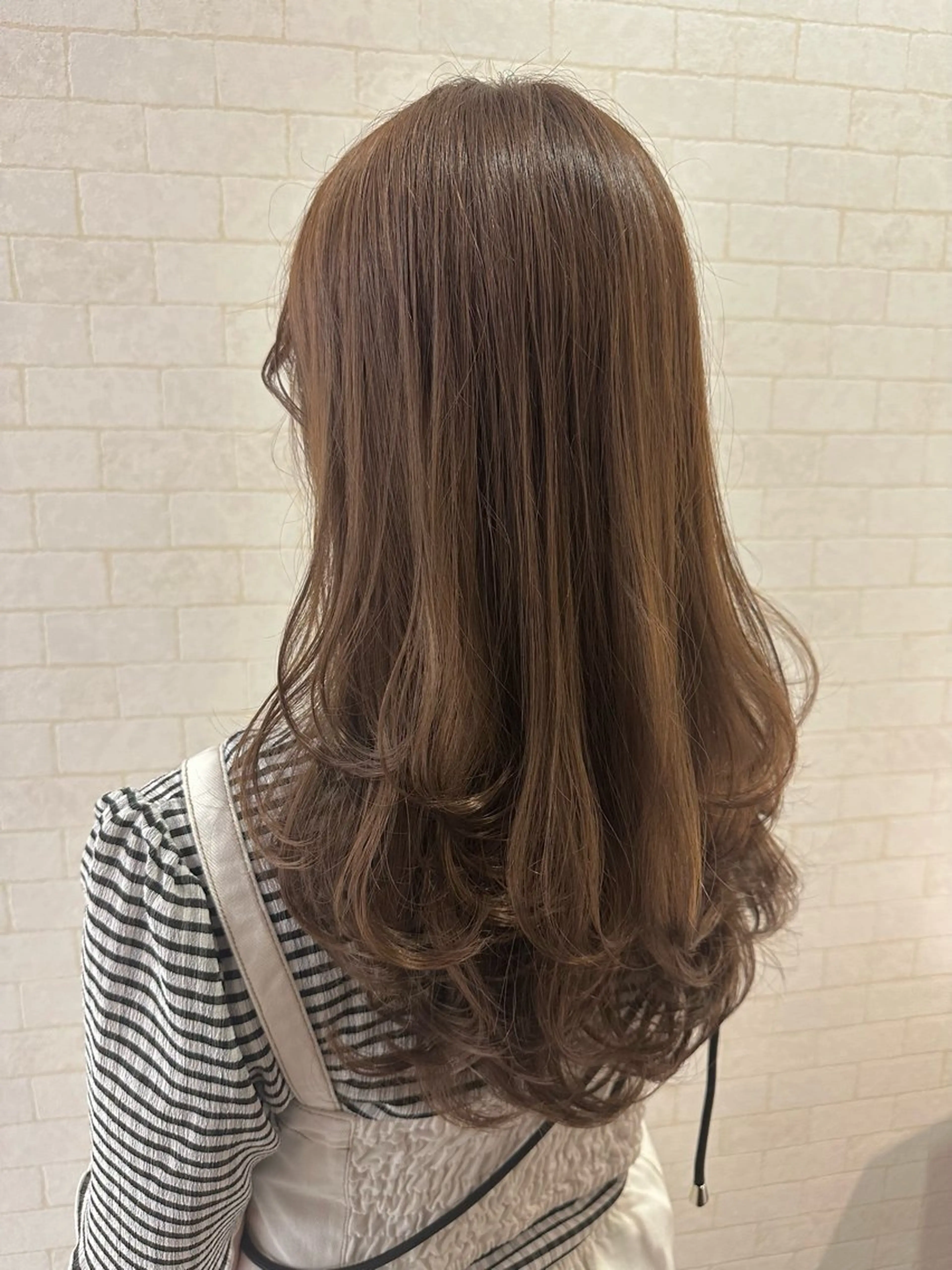 ロング カラー 透明感カラー ハイライトカラー 顔周りカット ハイライト 小顔カット カット ヘアカラー パーマ 💎ハイライトカラー /髪質改善カラー💎のヘアスタイル