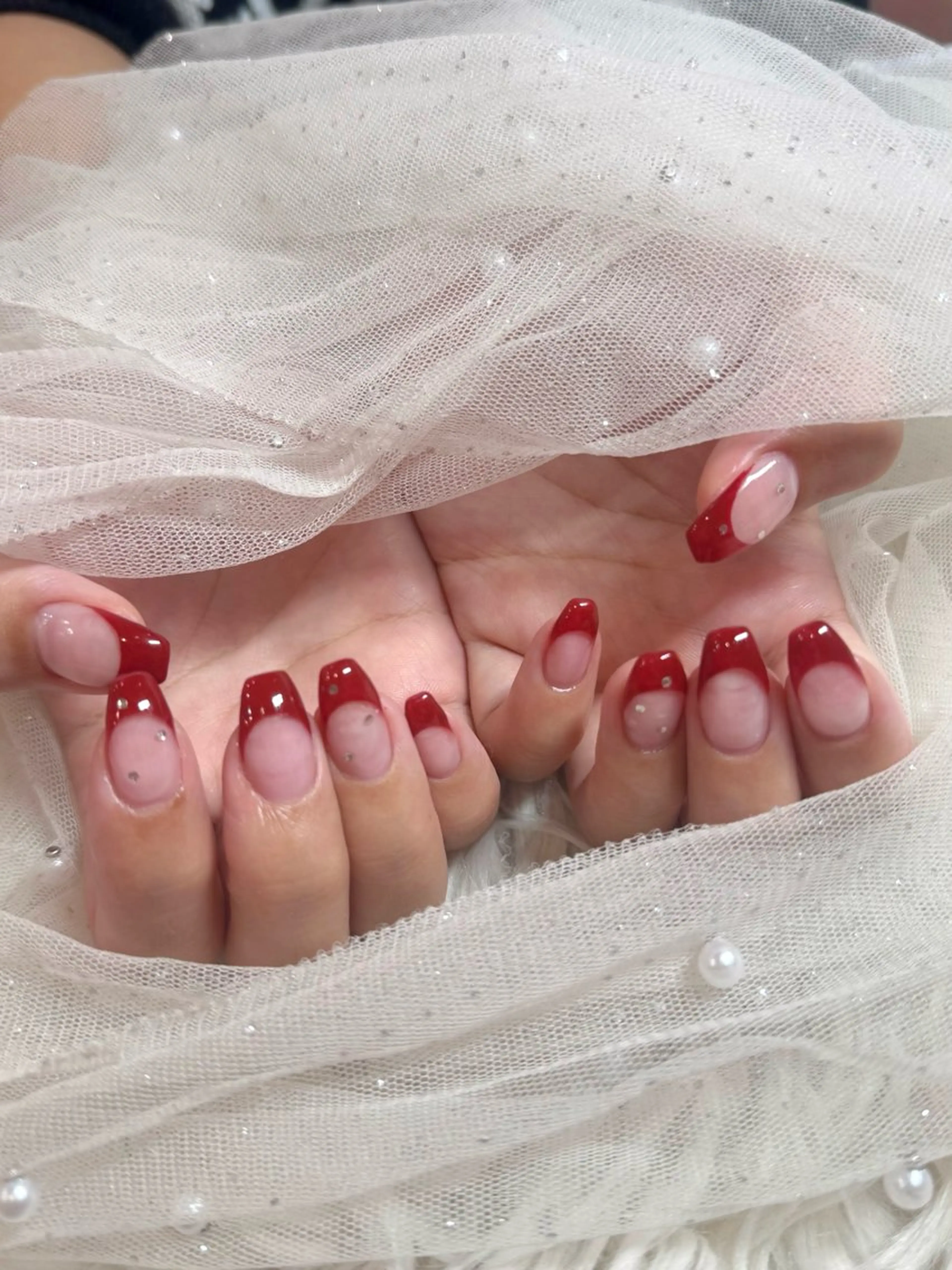 【ジェルオフあり】 フレンチネイルの写真