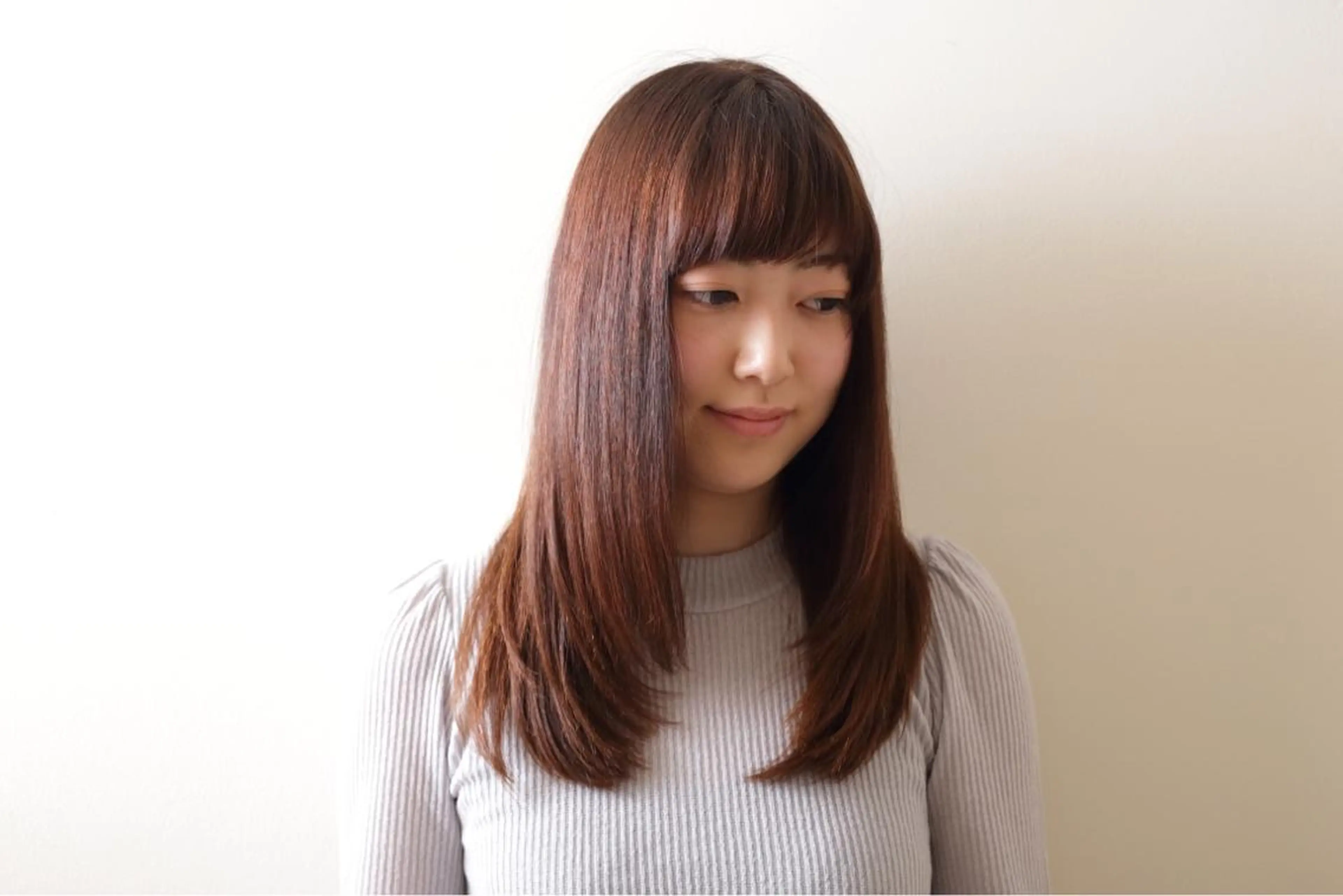 ミディアム セミロング タジマ ヤスヒサのヘアスタイル