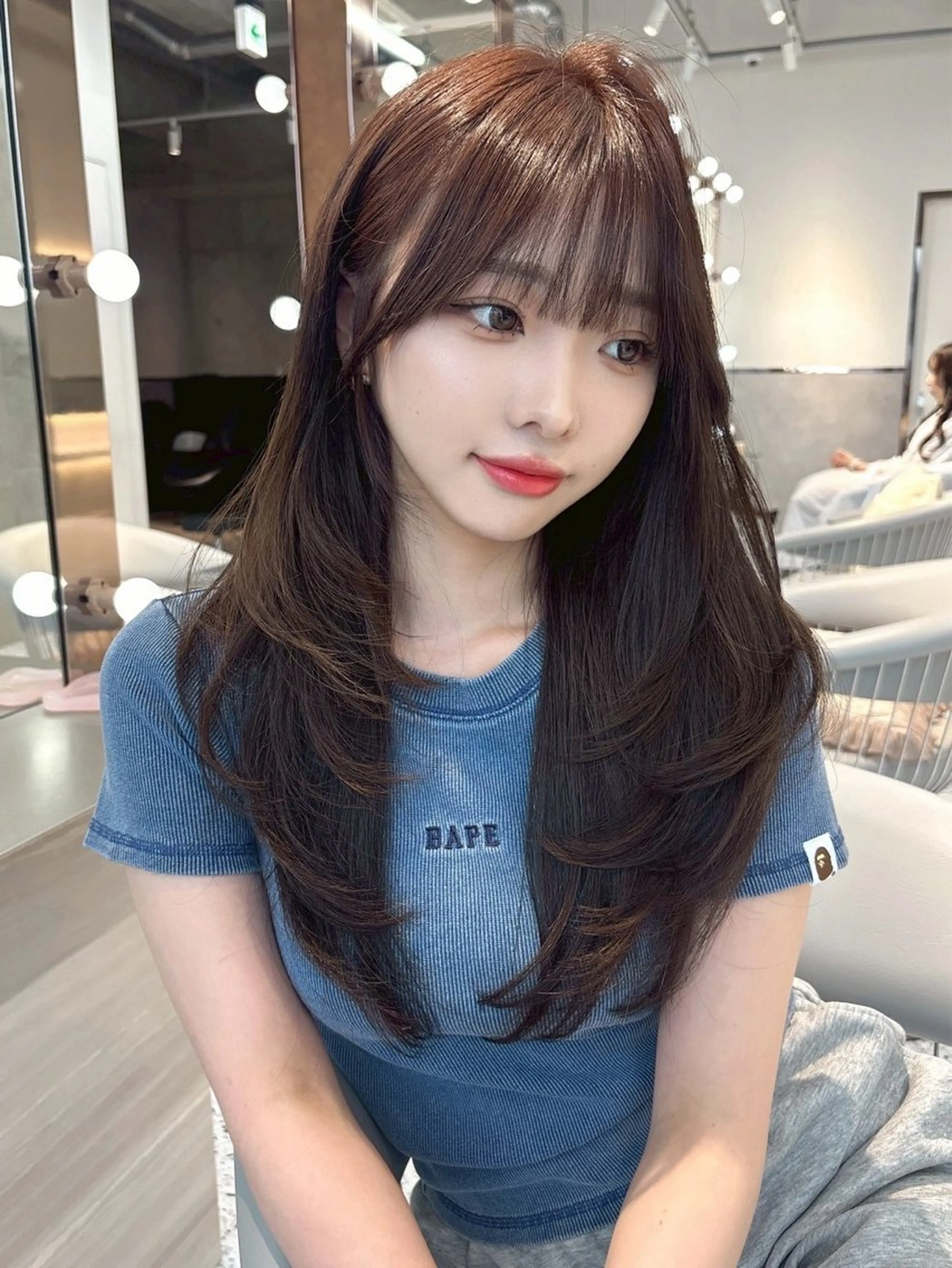 カラー 縮毛矯正 江口 瑠星のヘアスタイル