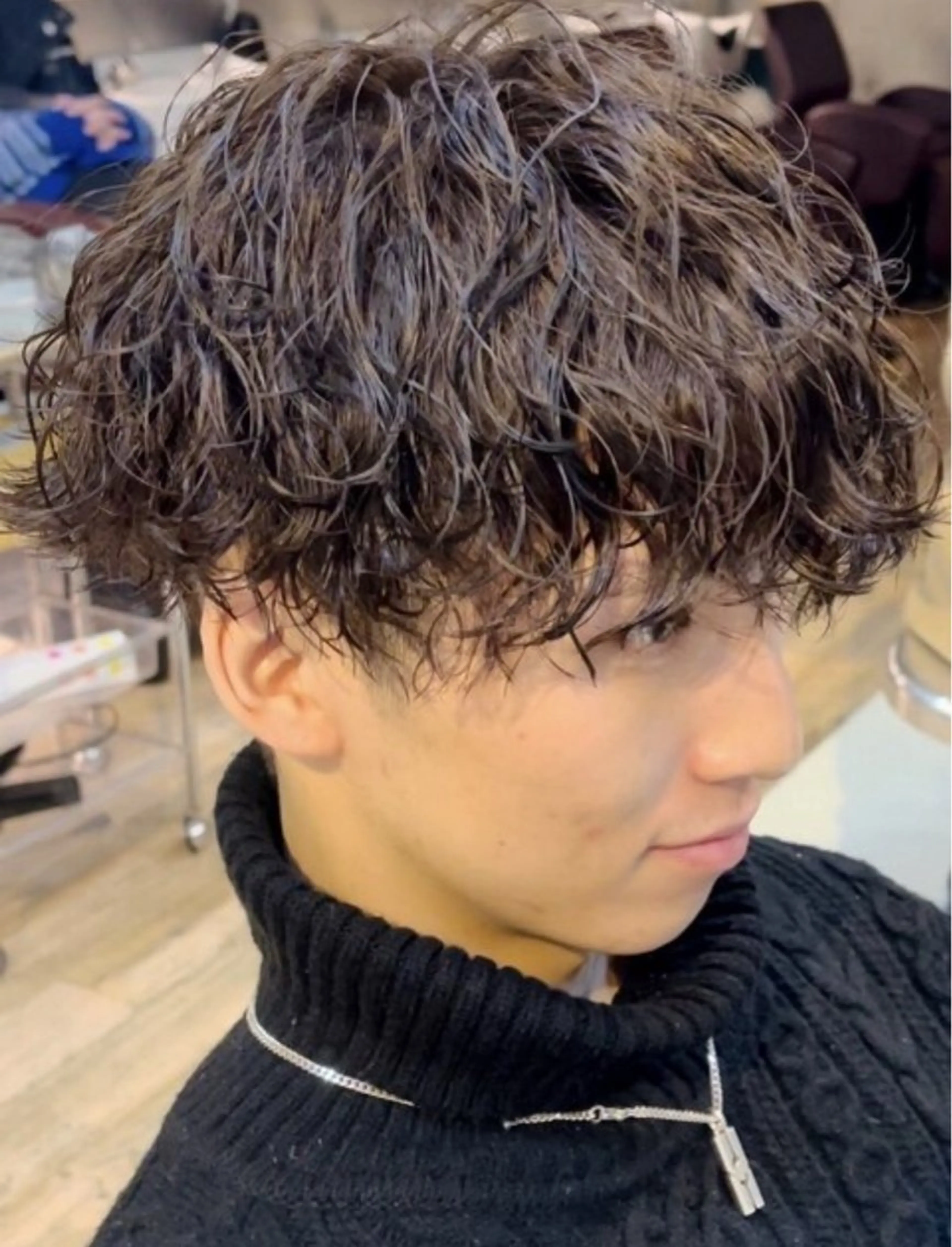 パーマ メンズ パーマ 🌀toa/波巻き✨ /メンズパーマ／栄のヘアスタイル