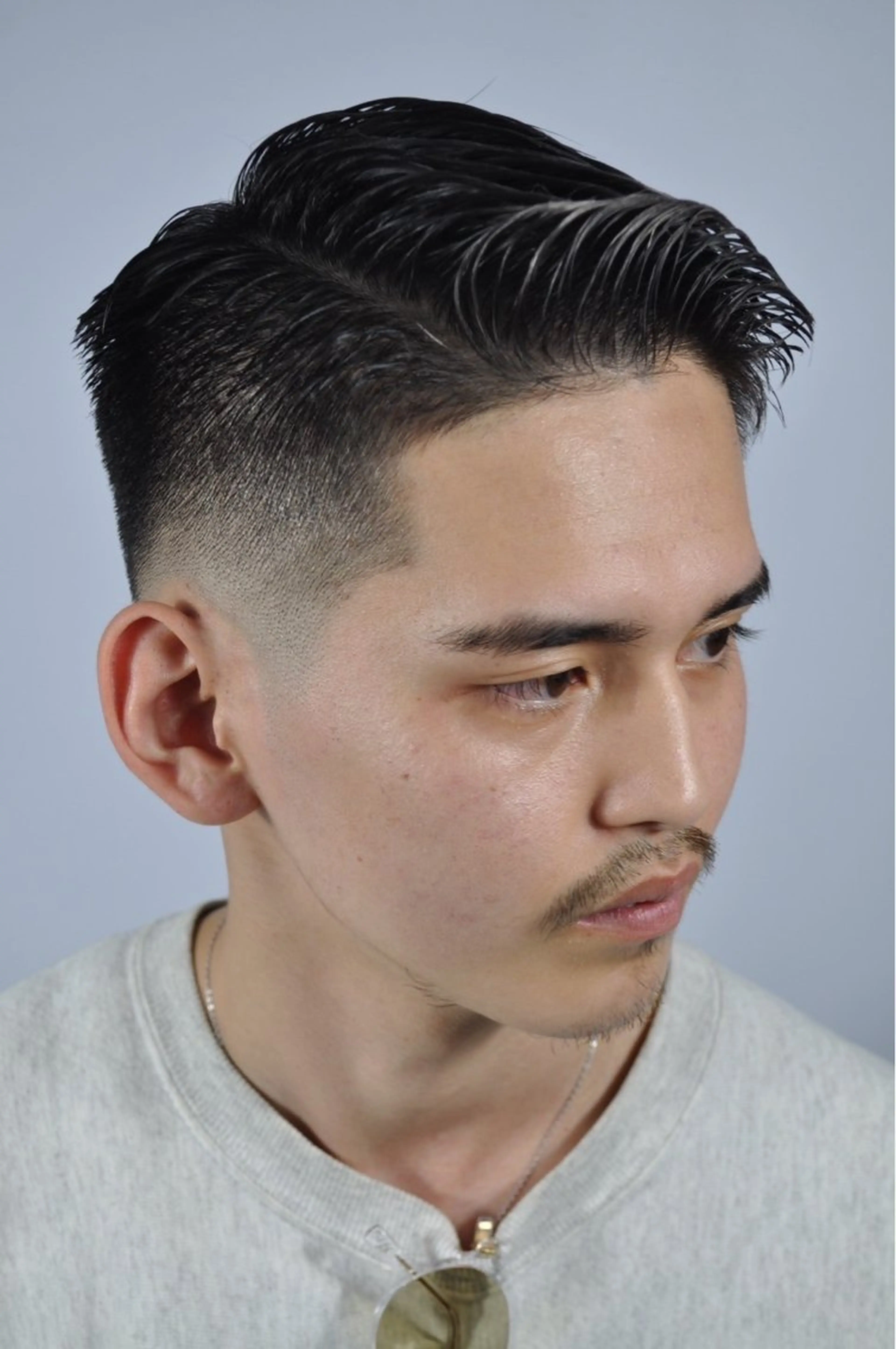 ショート メンズ TAKUMI/銀座/ ビジネス/フェードのヘアスタイル