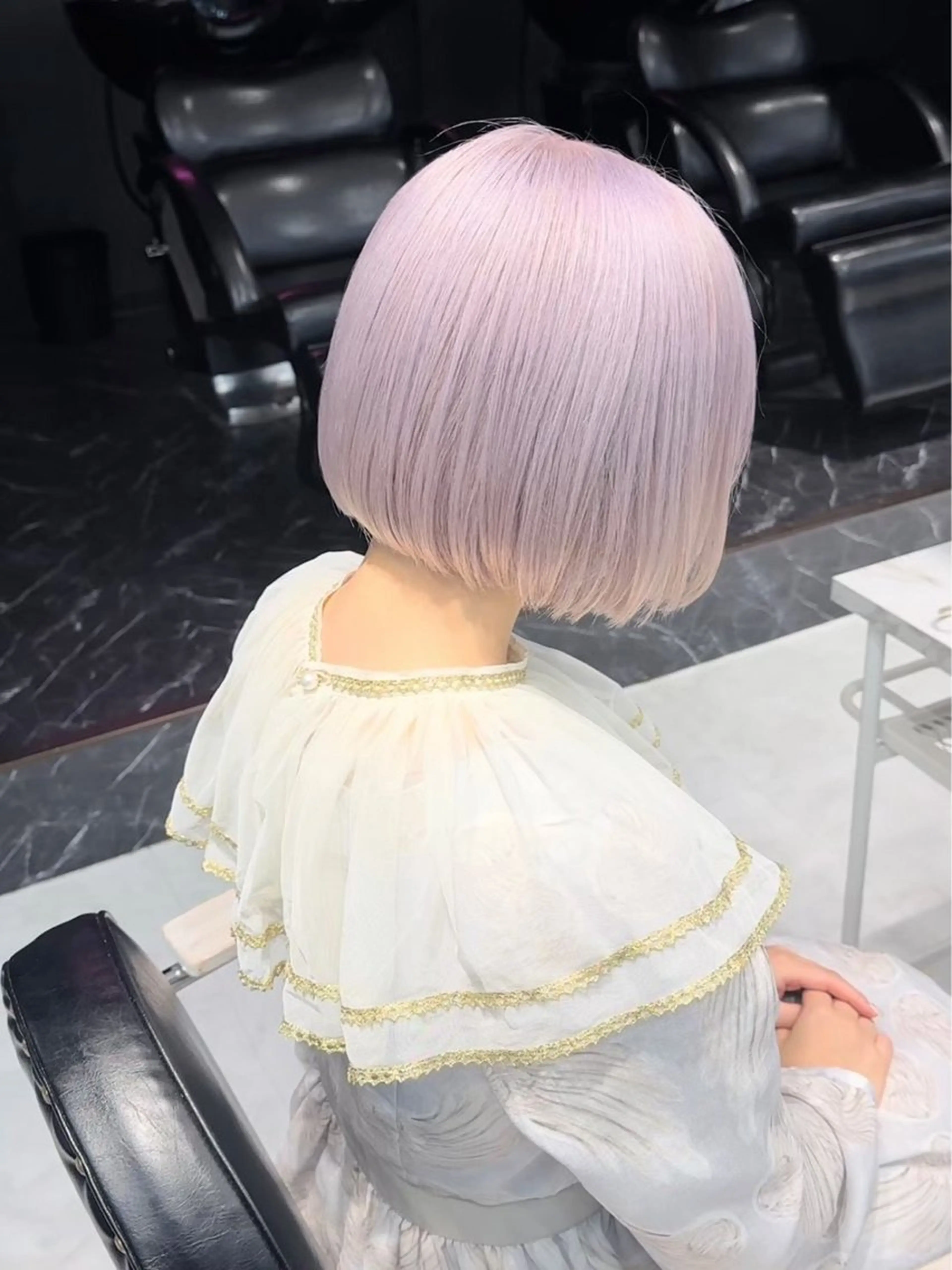 カラー 【🦋ハイトーンリタ ッチ🦋】ENAのヘアスタイル