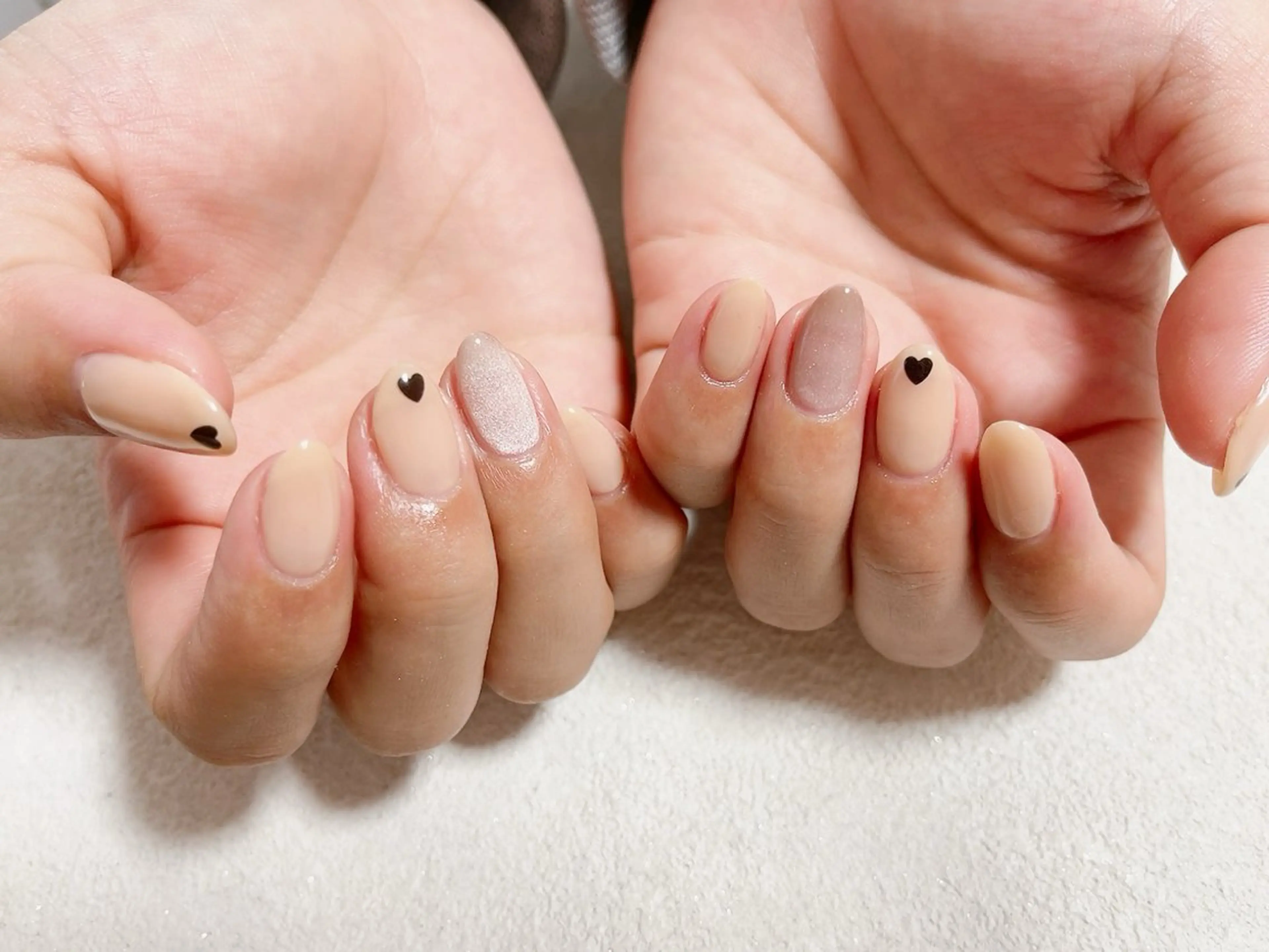 ネイル ジェルネイル メンズネイル パラジェル シンプルネイル 春ネイル kiki nail たまプラーザのネイルデザイン