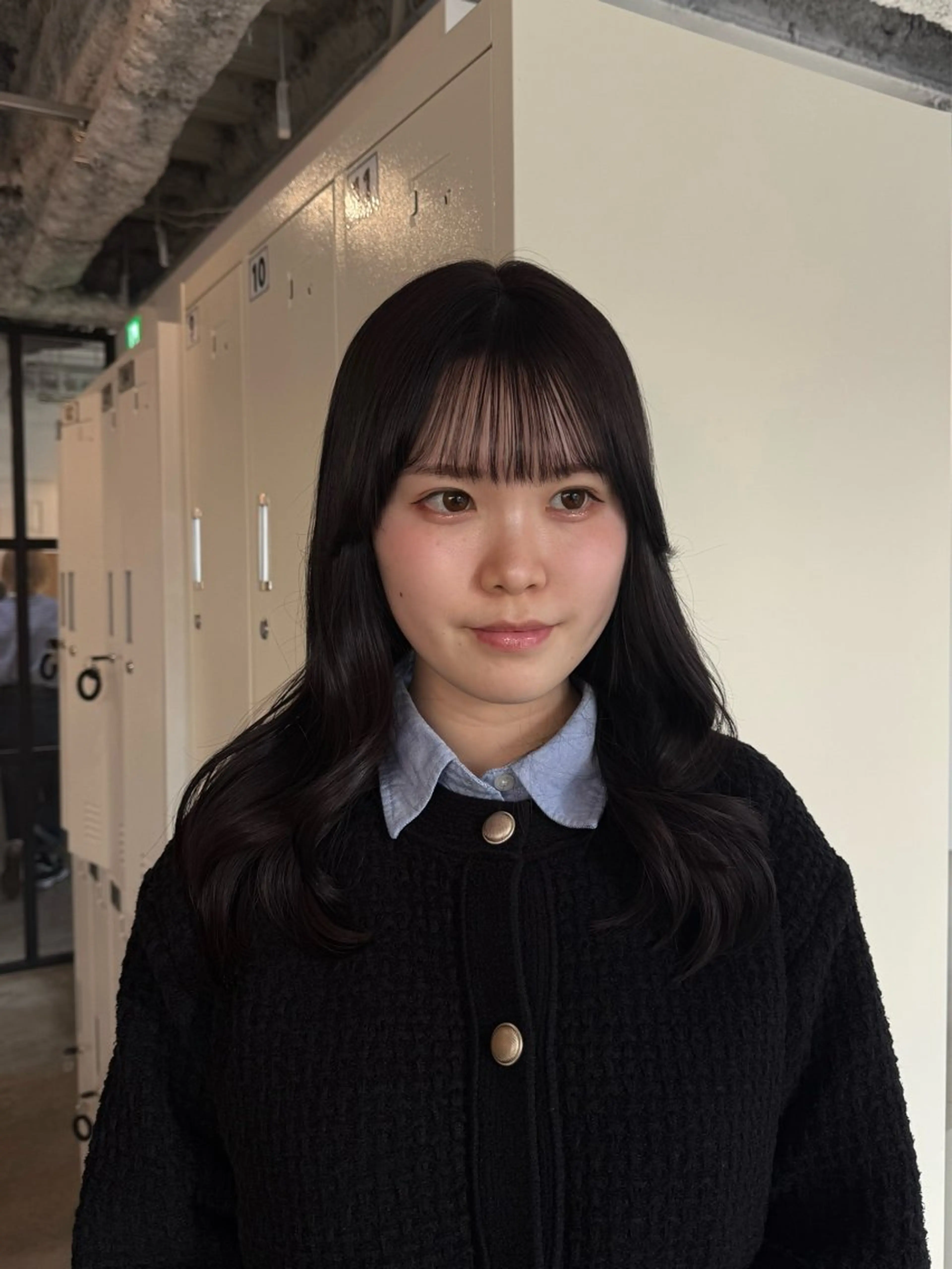 カラー 透明感カラー 小西 美優のヘアスタイル