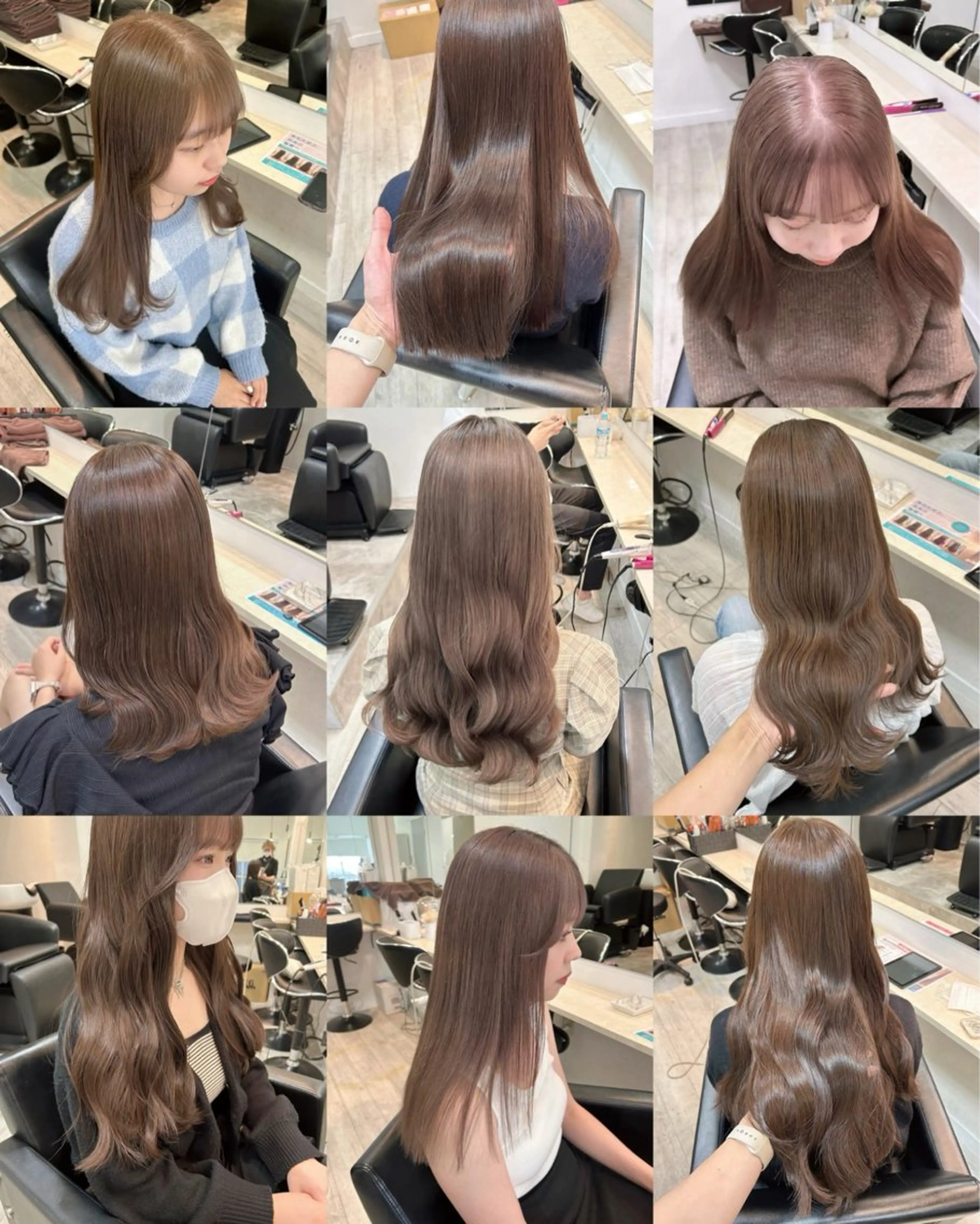ロング カラー ヘアアレンジ 代表🎀 ふわモテ愛 され髪🩷yumiのヘアスタイル