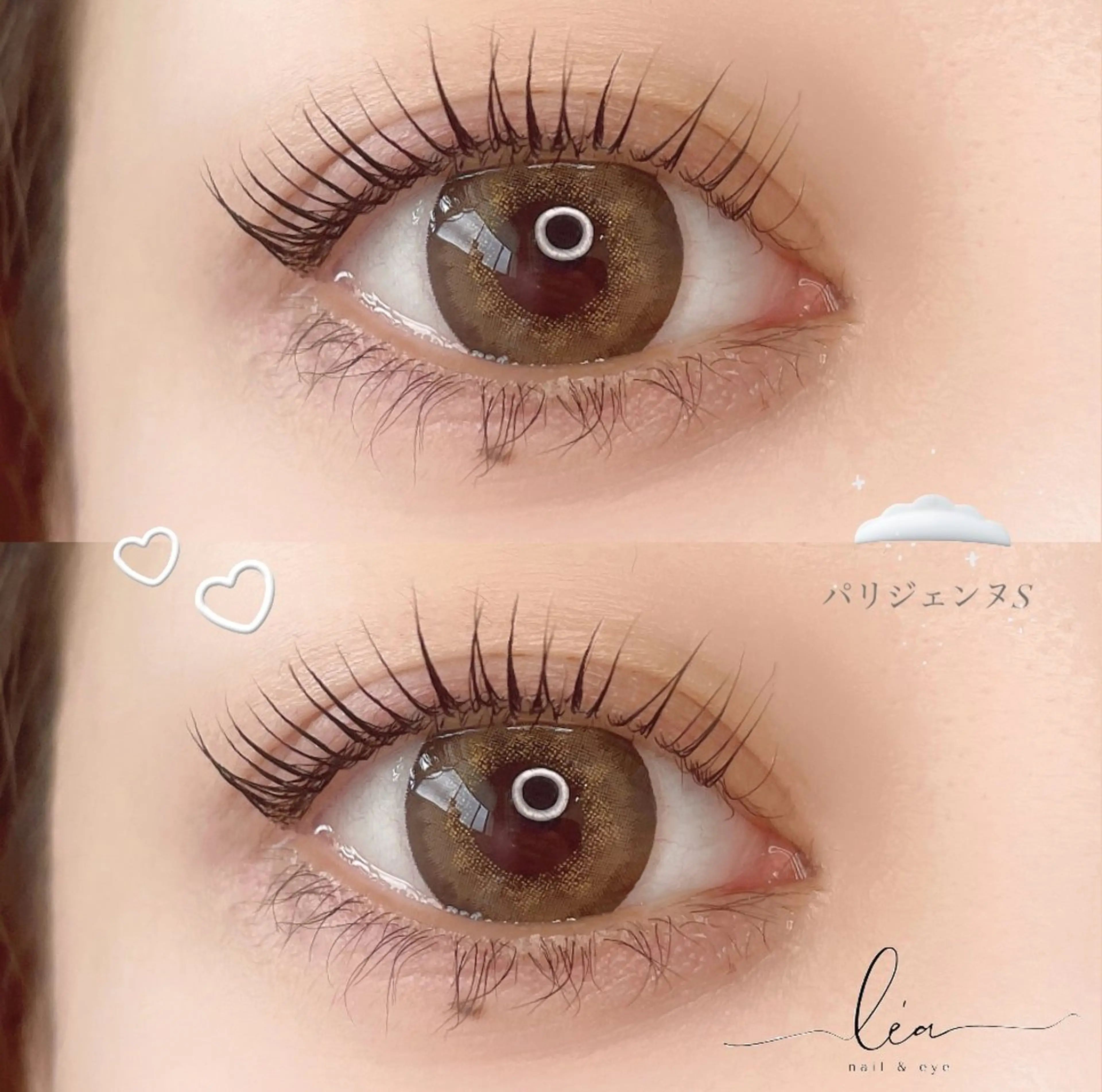 マツエク・マツパ パリジェンヌラッシュリフト le'a nail&eyeのマツエク・マツパデザイン