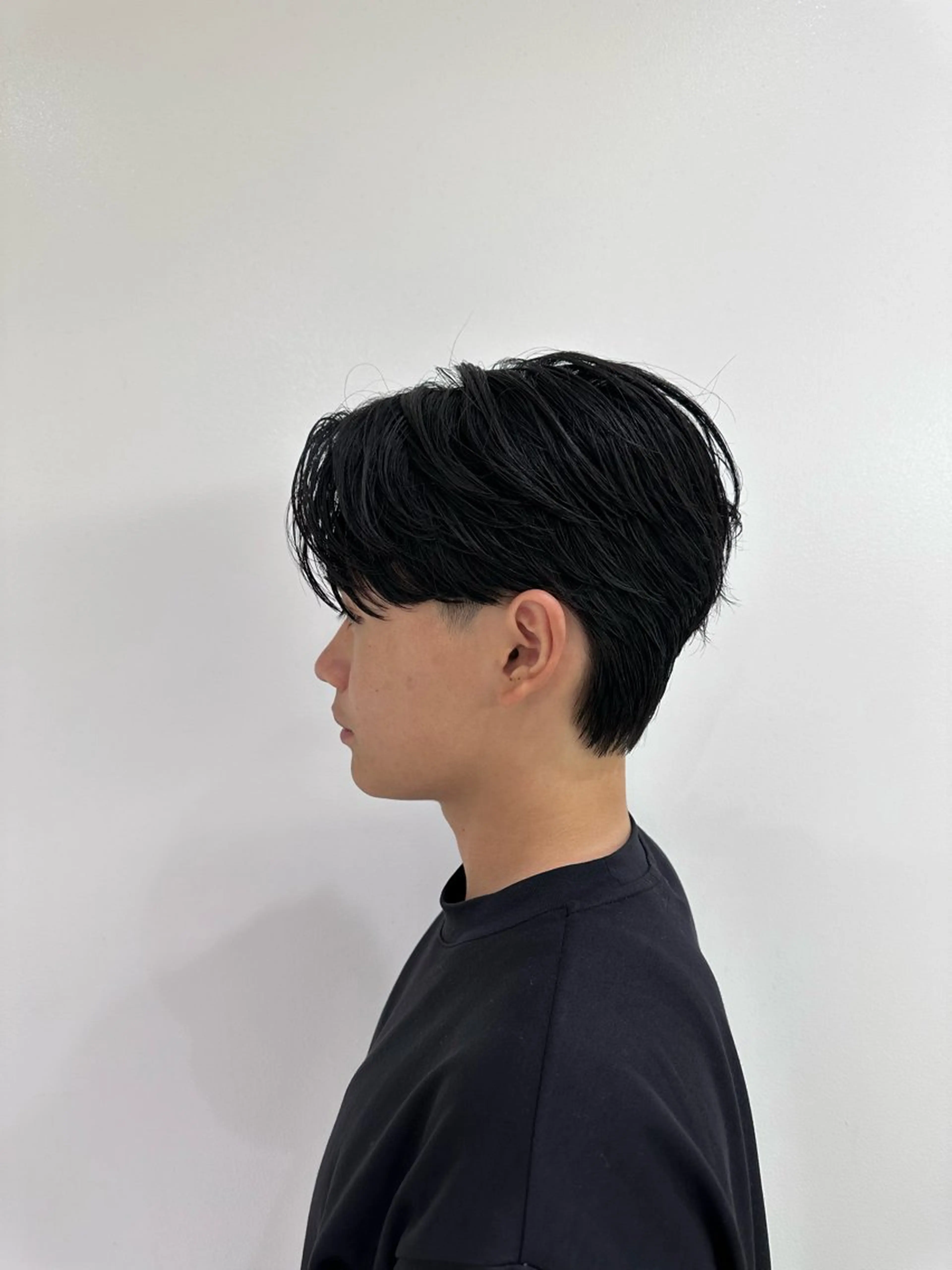 パーマ メンズ マッシュパーマ fifth岡村優作のヘアスタイル