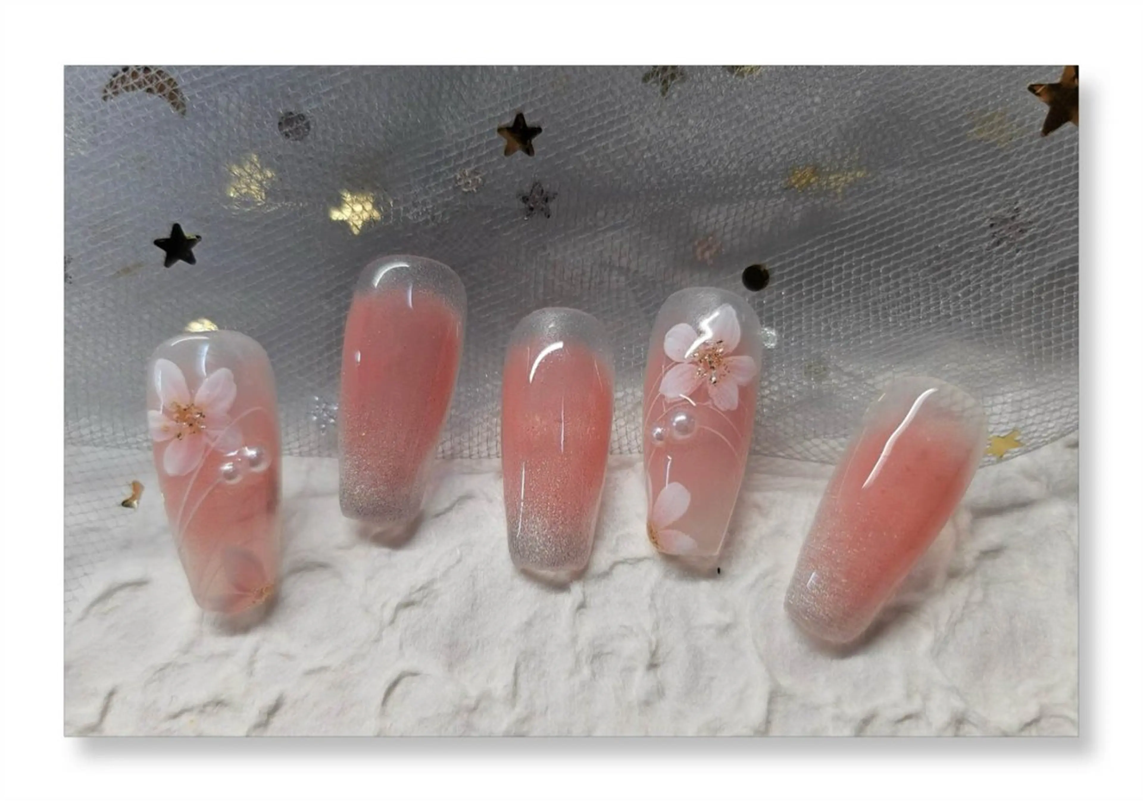 ネイル 花花 ネイルサロンのネイルデザイン