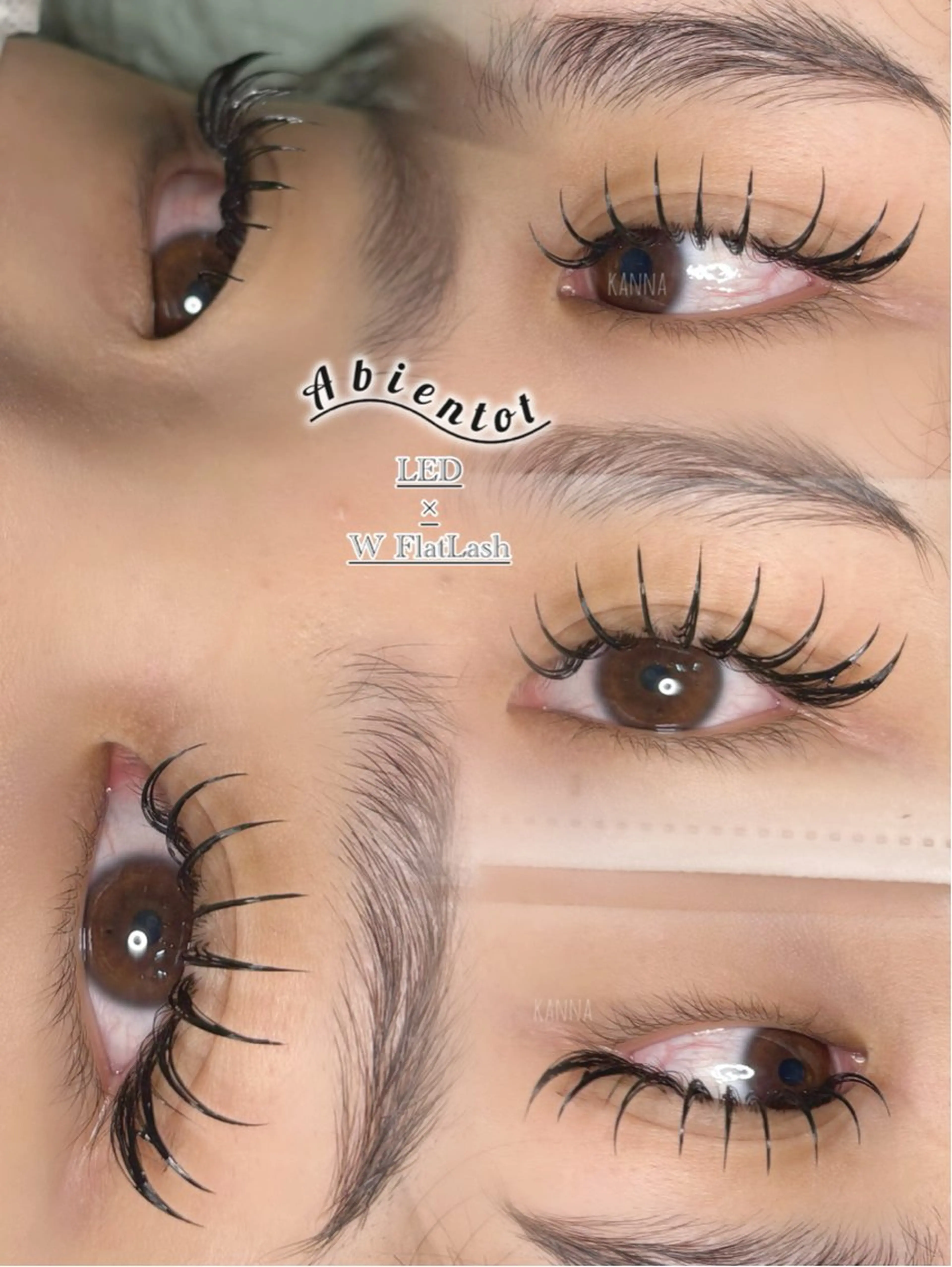 マツエク・マツパ Abientot Kannaのマツエク・マツパデザイン