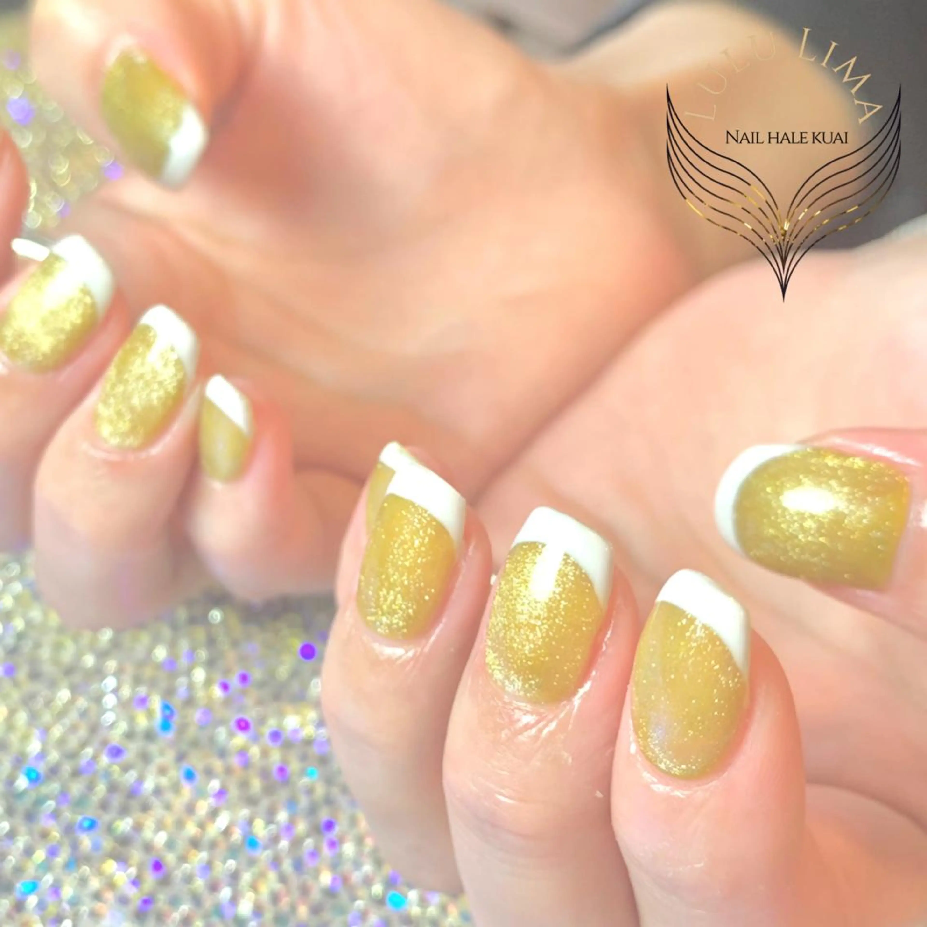 ネイル フレンチネイル マグネットネイル マグネットワンカラー ワンカラーネイル ハンドネイル フットネイル ハンドケア LULU LIMAのネイルデザイン