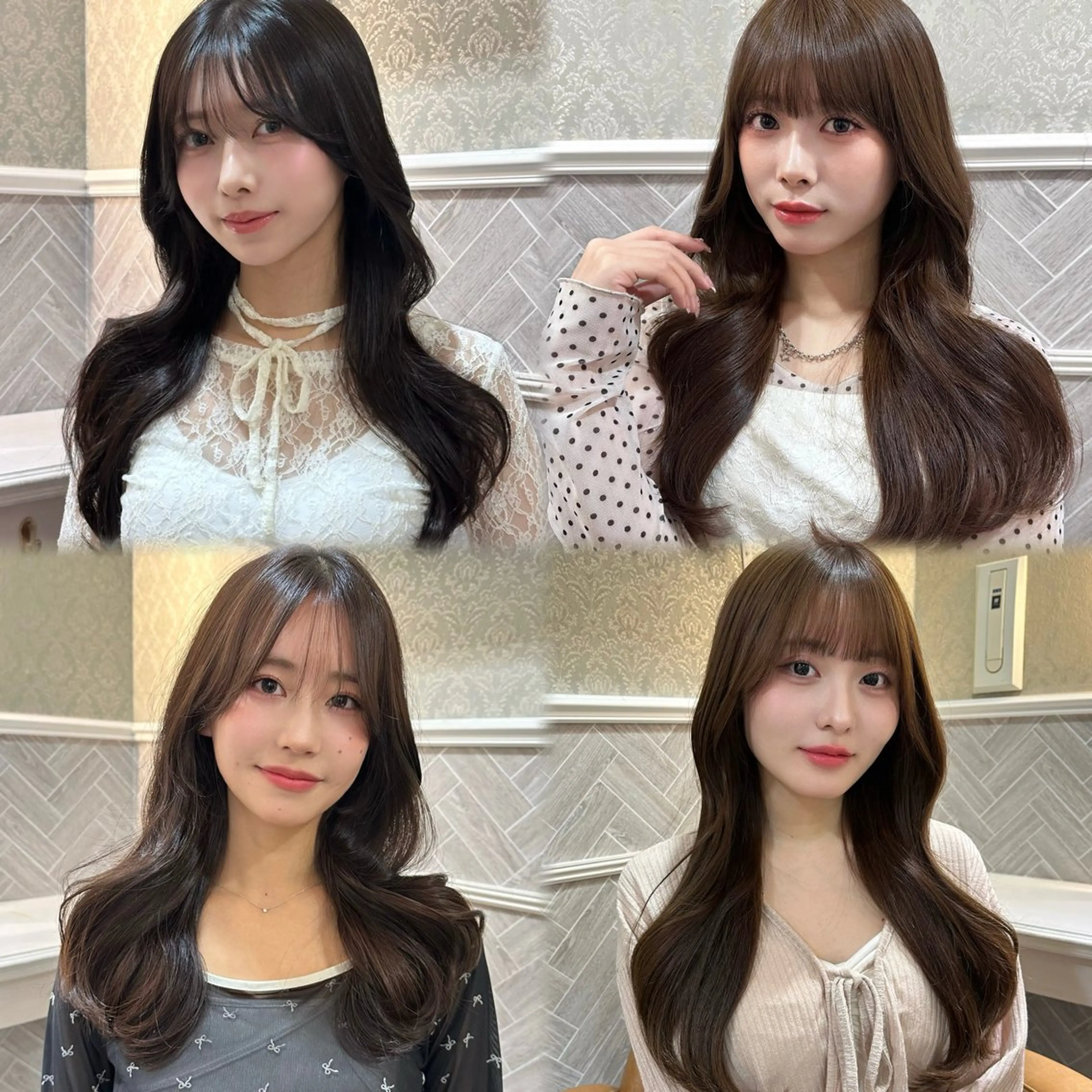 ロング カット ヘアカラー レイヤー/顔周り /ボブ/銀座/サラのヘアスタイル