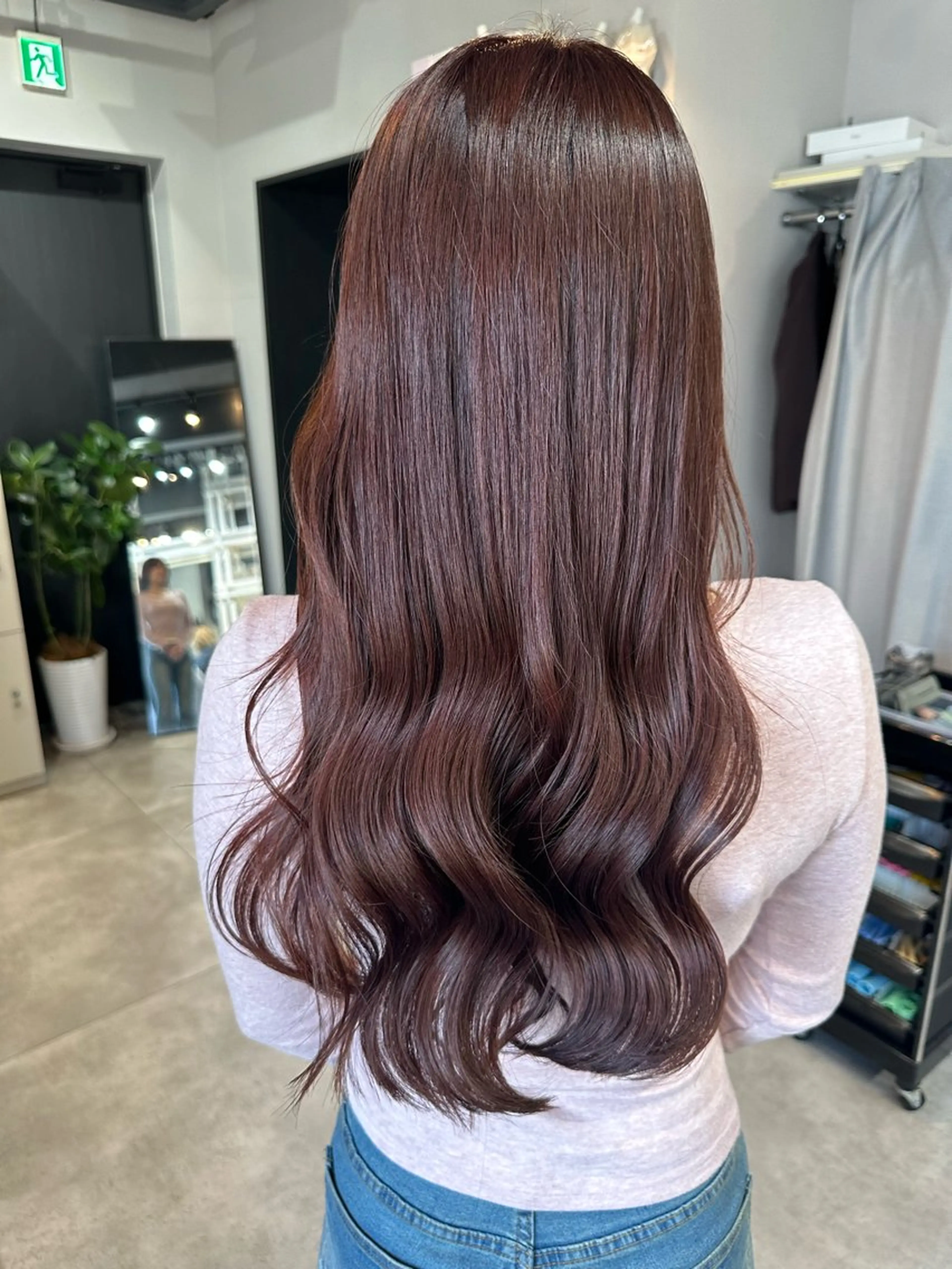 ロング カラー ヘアカラー トリートメント MINAMI/ 透明感カラー/恵比寿のヘアスタイル