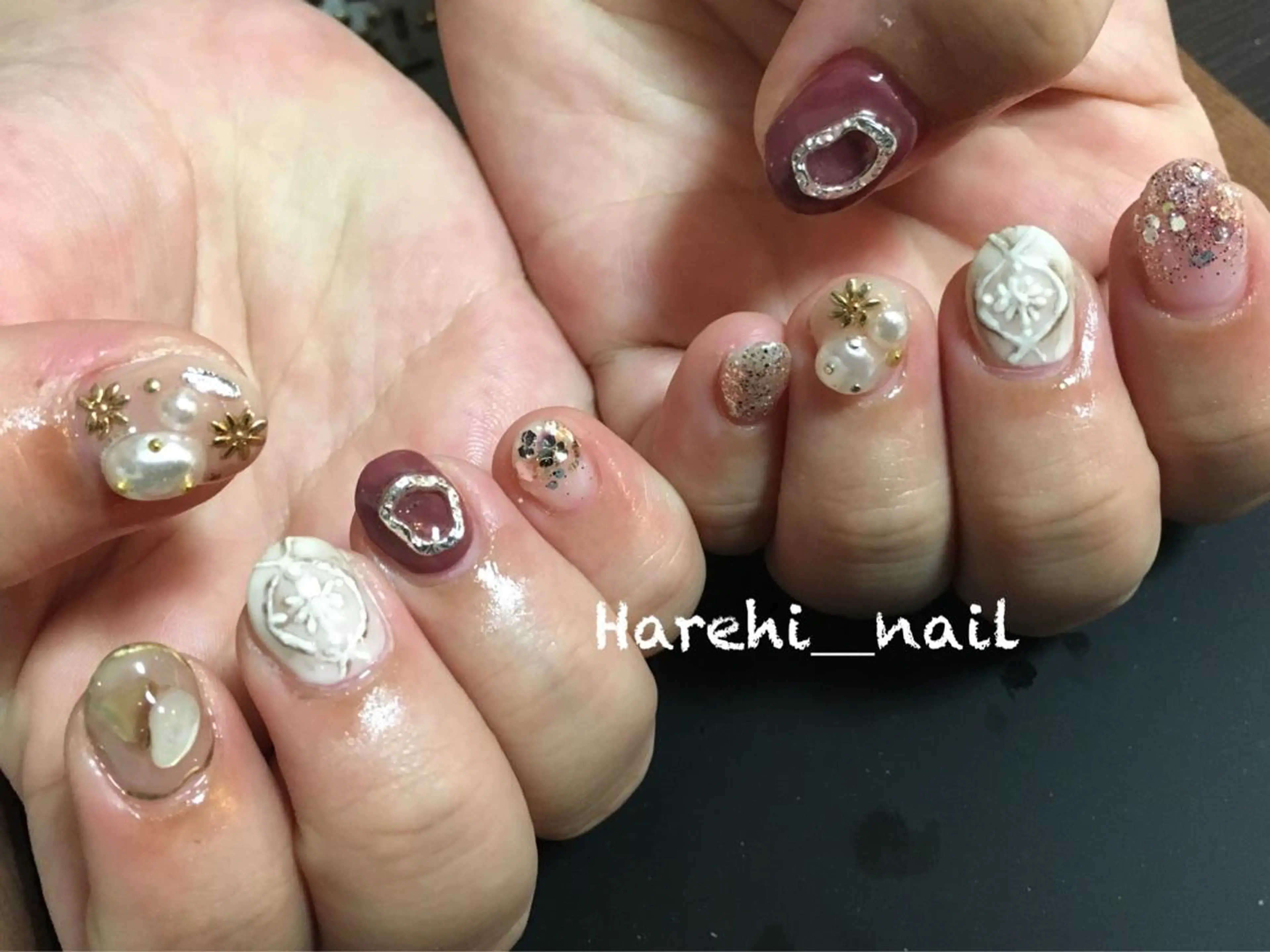 ネイル ハンドネイル Harehi_ nailのネイルデザイン