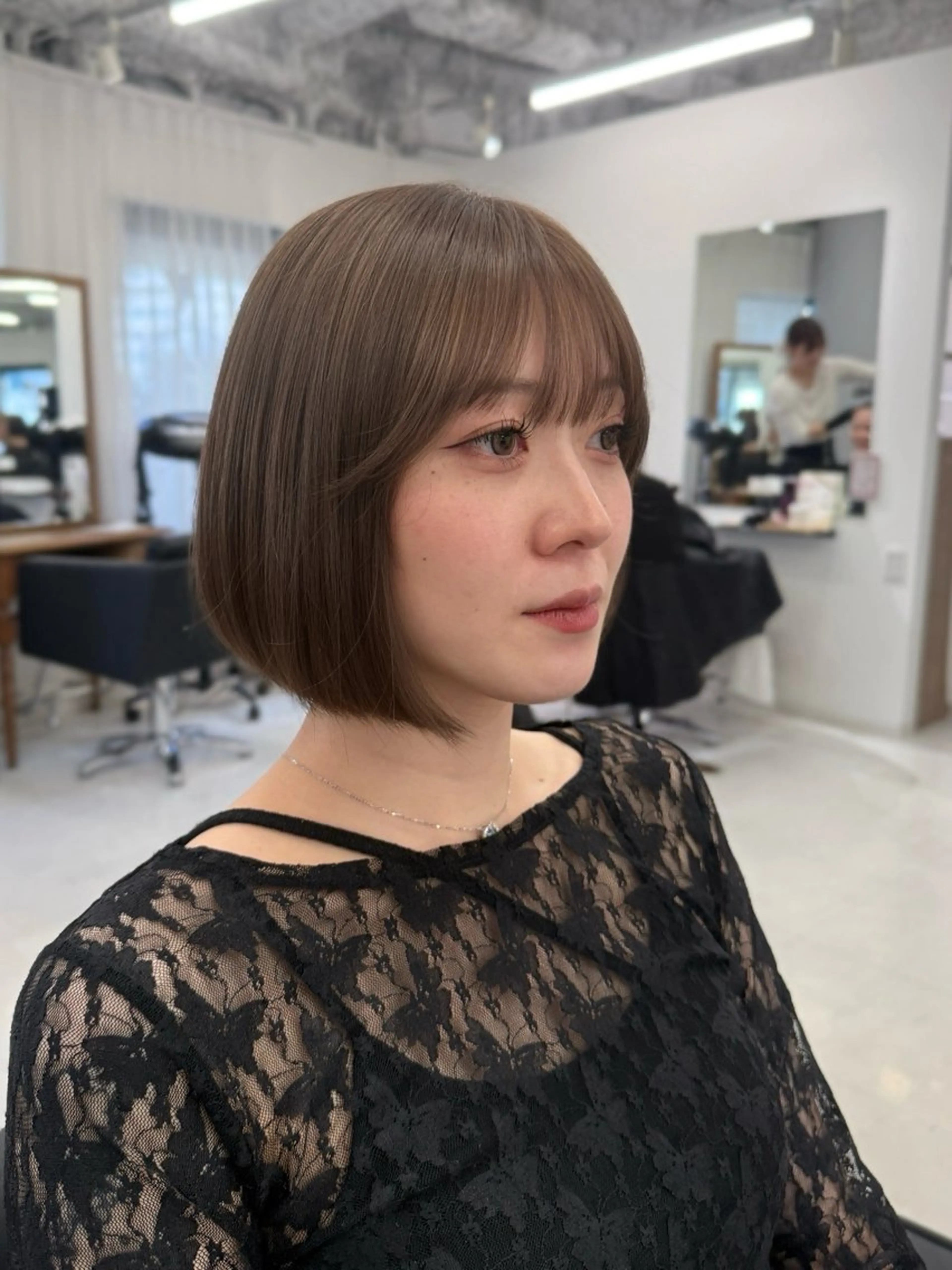 カラー 🍒ベージュ/ピンク ベージュ🍒なつきのヘアスタイル