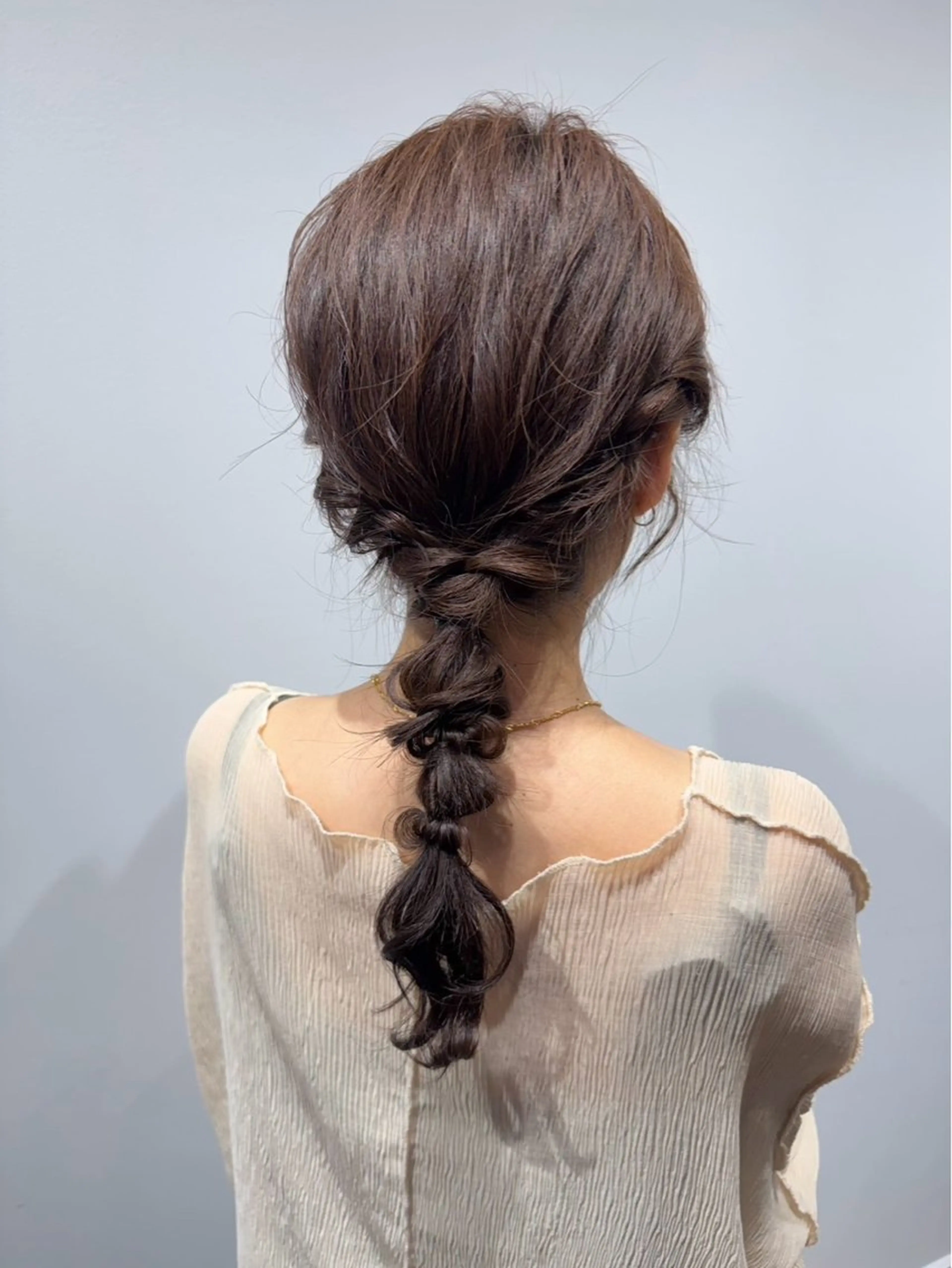 ヘアアレンジ 堀田 照蘭のヘアスタイル