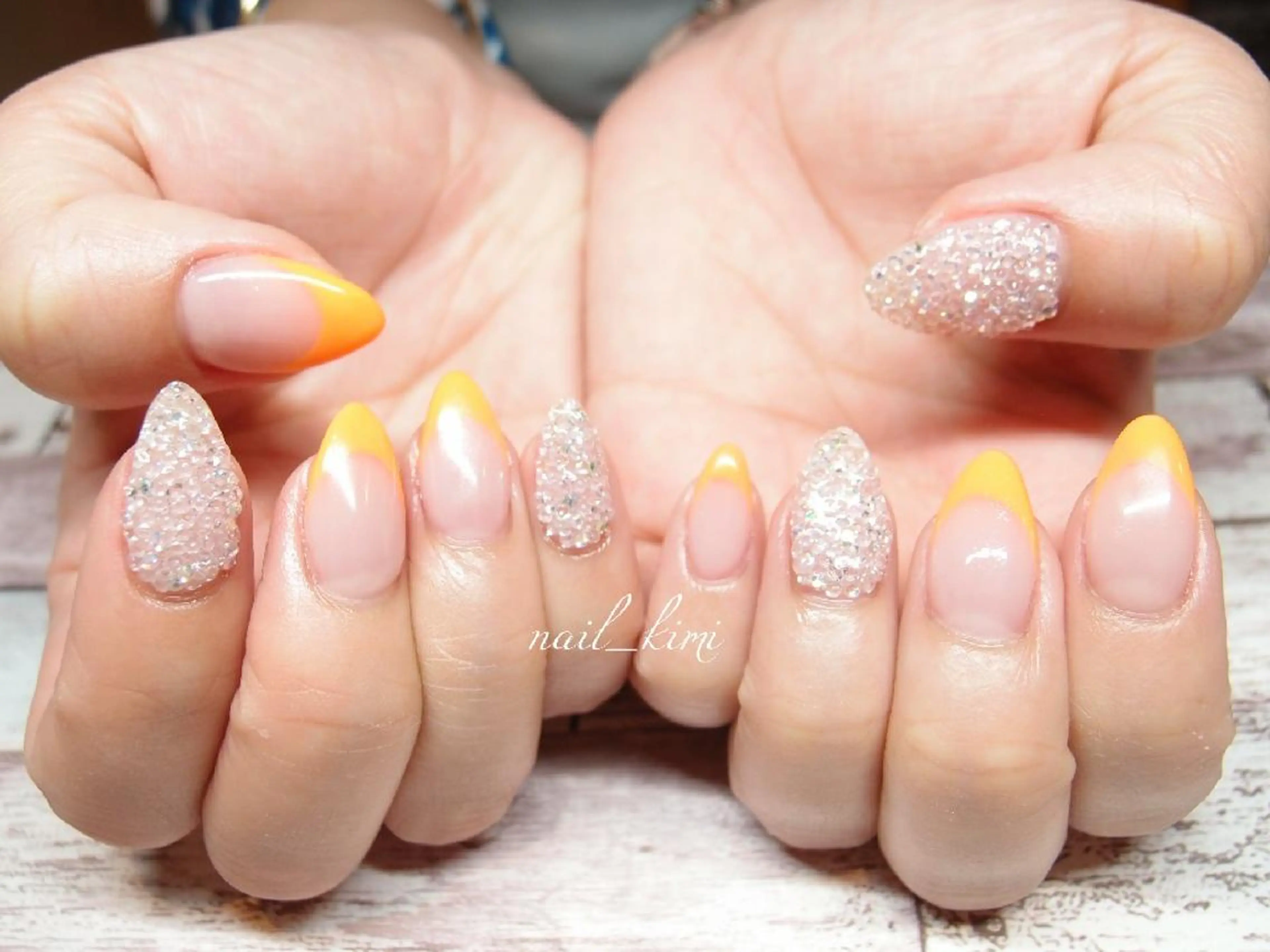 ネイル フレンチネイル ConneQt所属・ETHOSENSE. kimikaのネイルデザイン