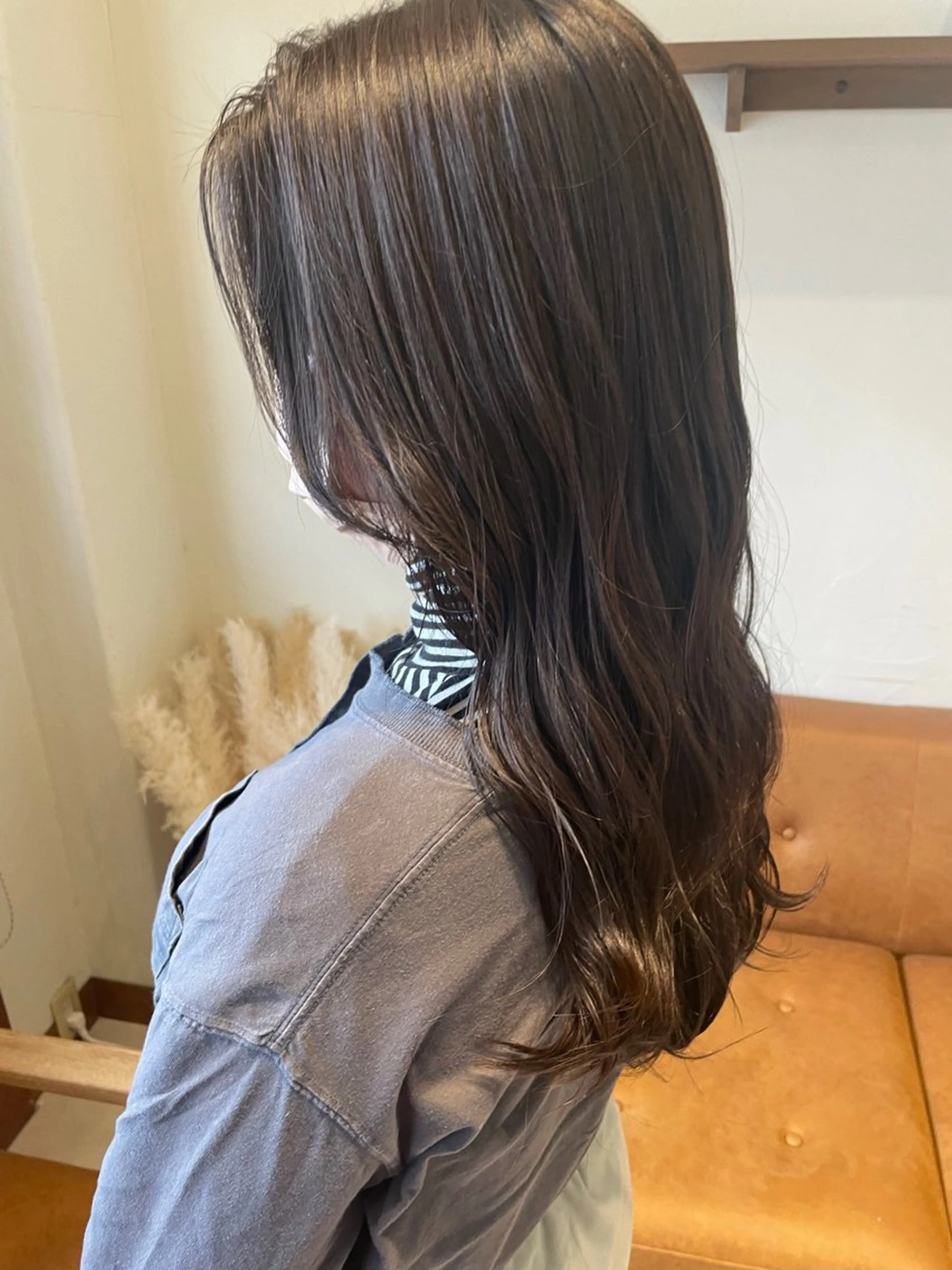 ロング カラー 片山千晴✨ツヤ髪カラ ー✨顔まわりカット✨のヘアスタイル