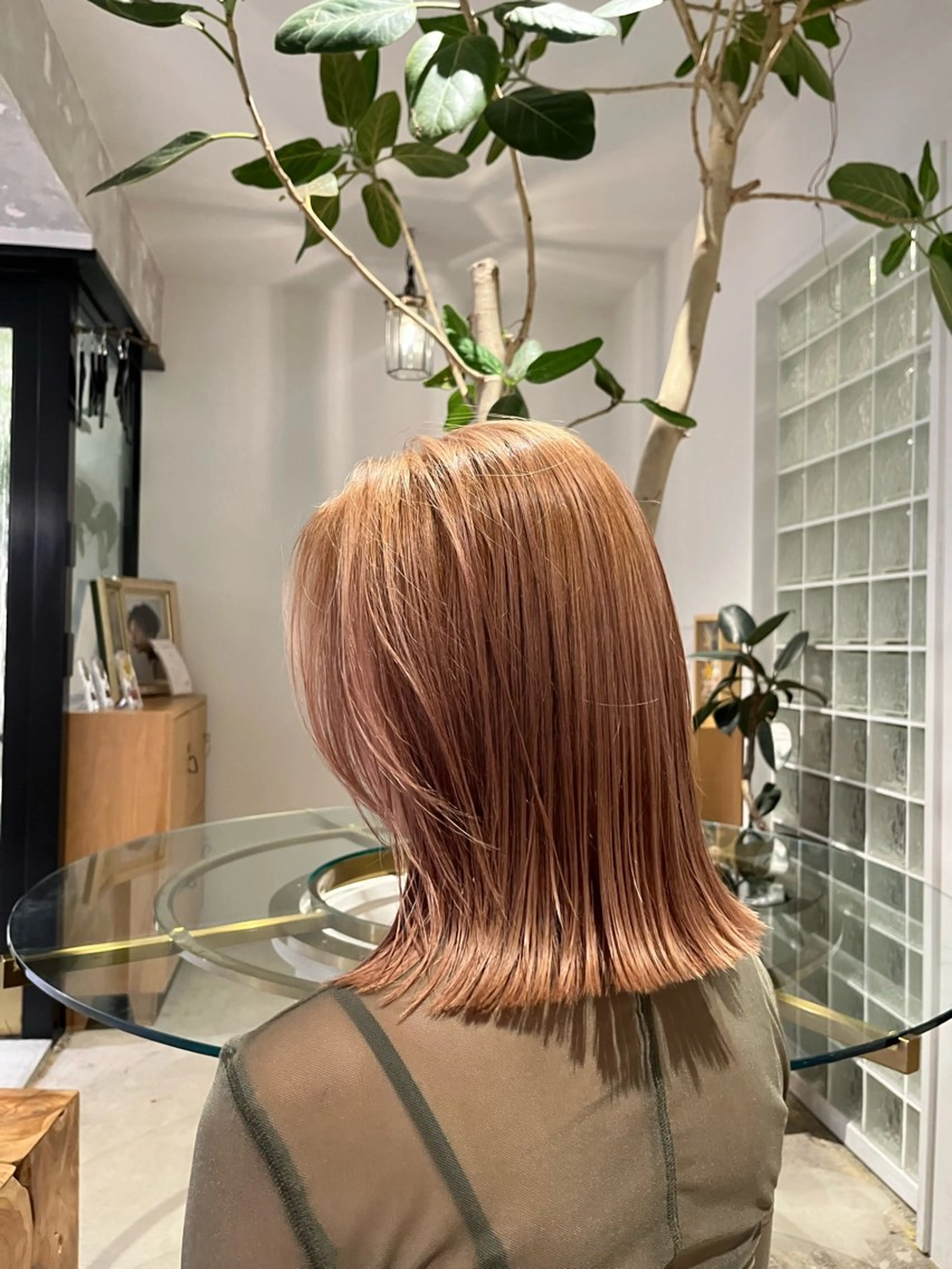 ミディアム カラー lety /神戸元町のヘアスタイル