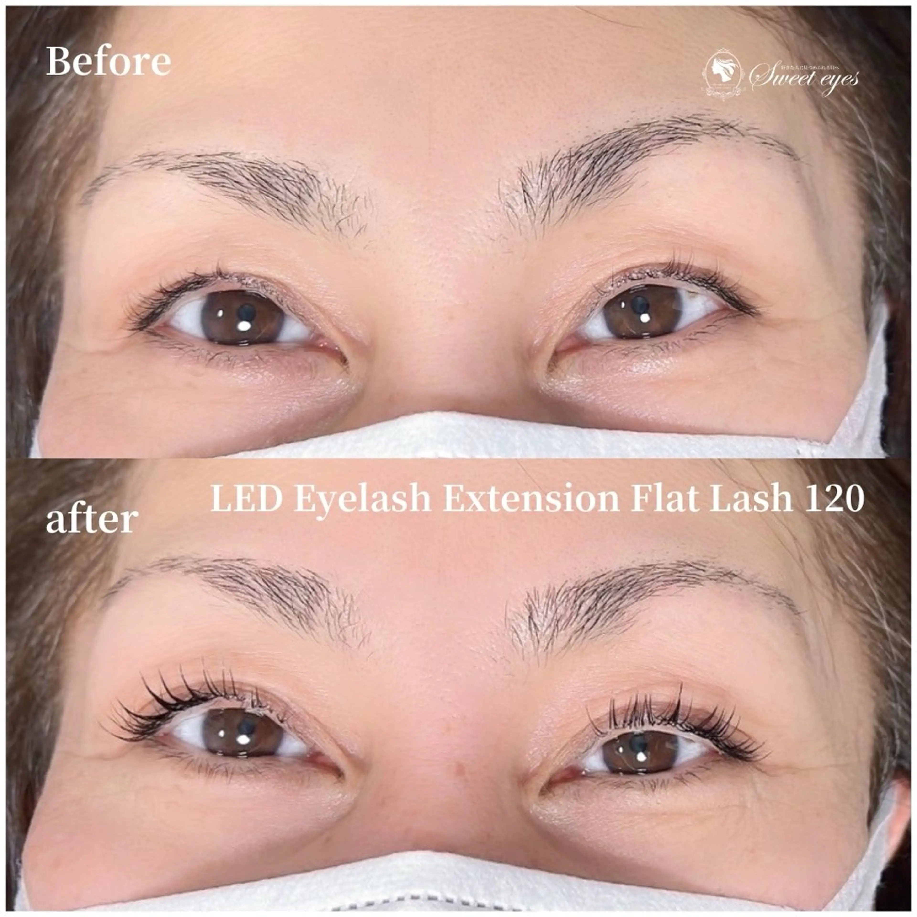 マツエク・マツパ フラットラッシュ マツエク Sweeteyes 金山店のマツエク・マツパデザイン