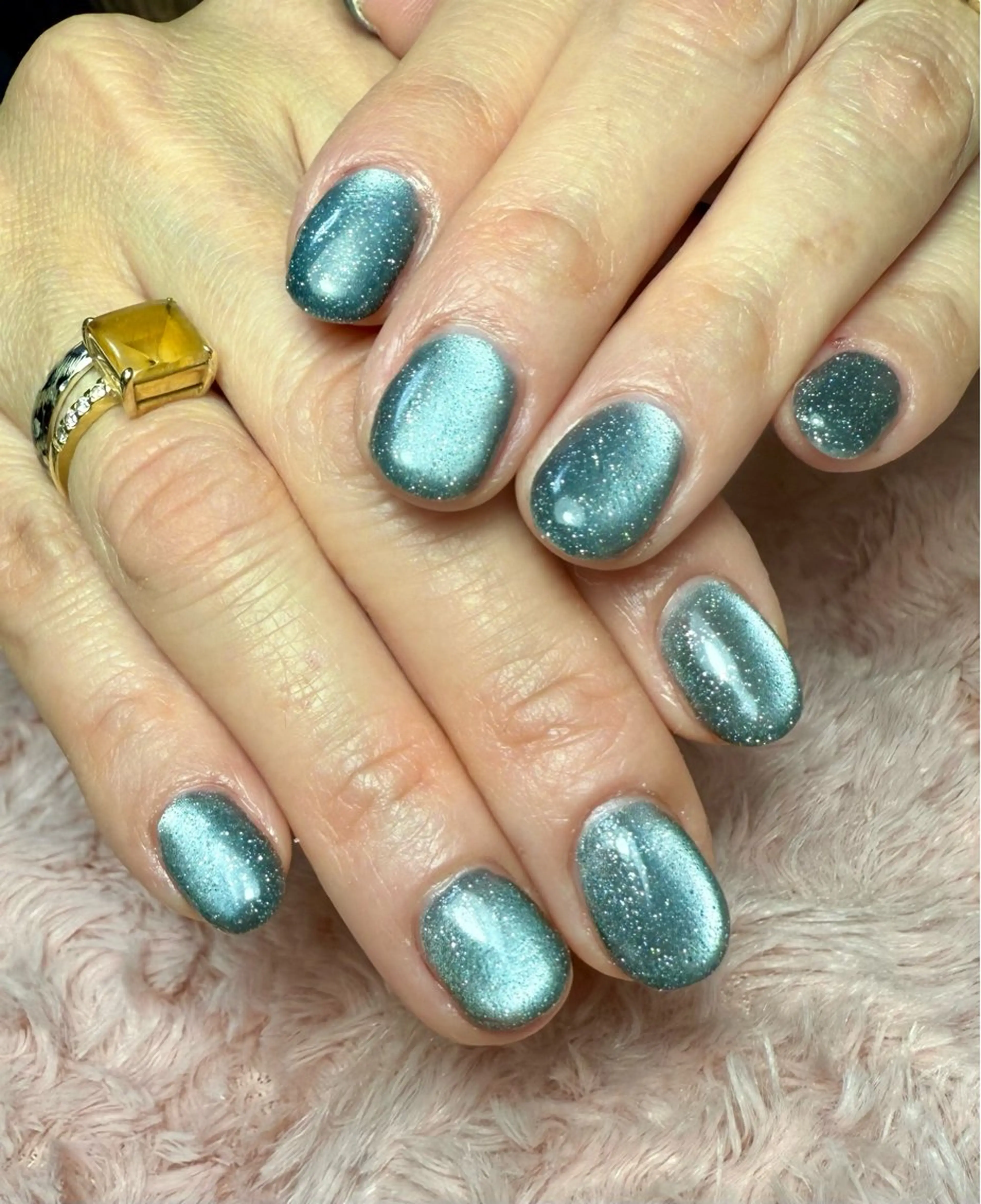 ネイル アートネイル チークネイル フラッシュネイル フラッシュマグ フレンチネイル M.N_ nailのネイルデザイン