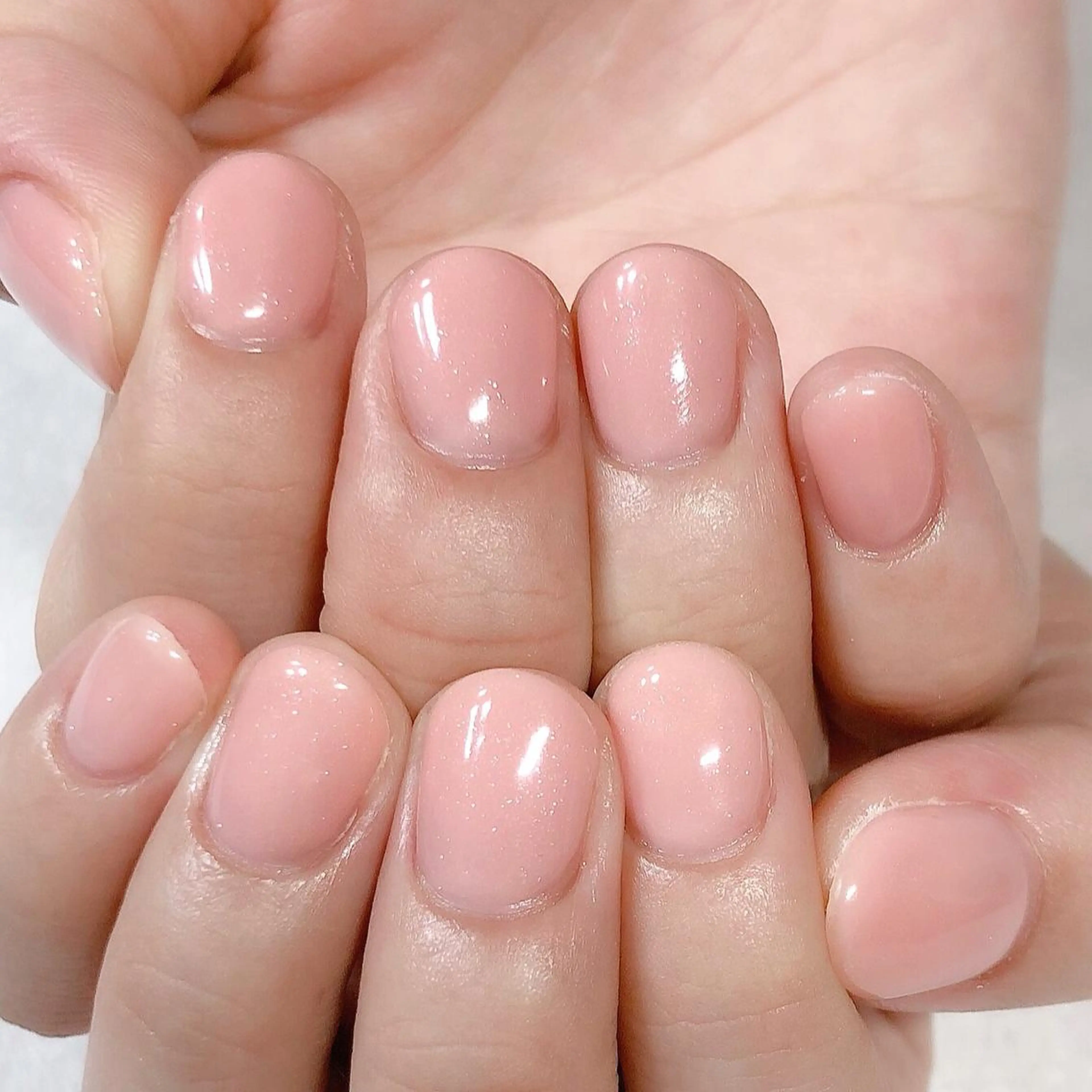 ネイル ワンカラーネイル 東 千夏のネイルデザイン