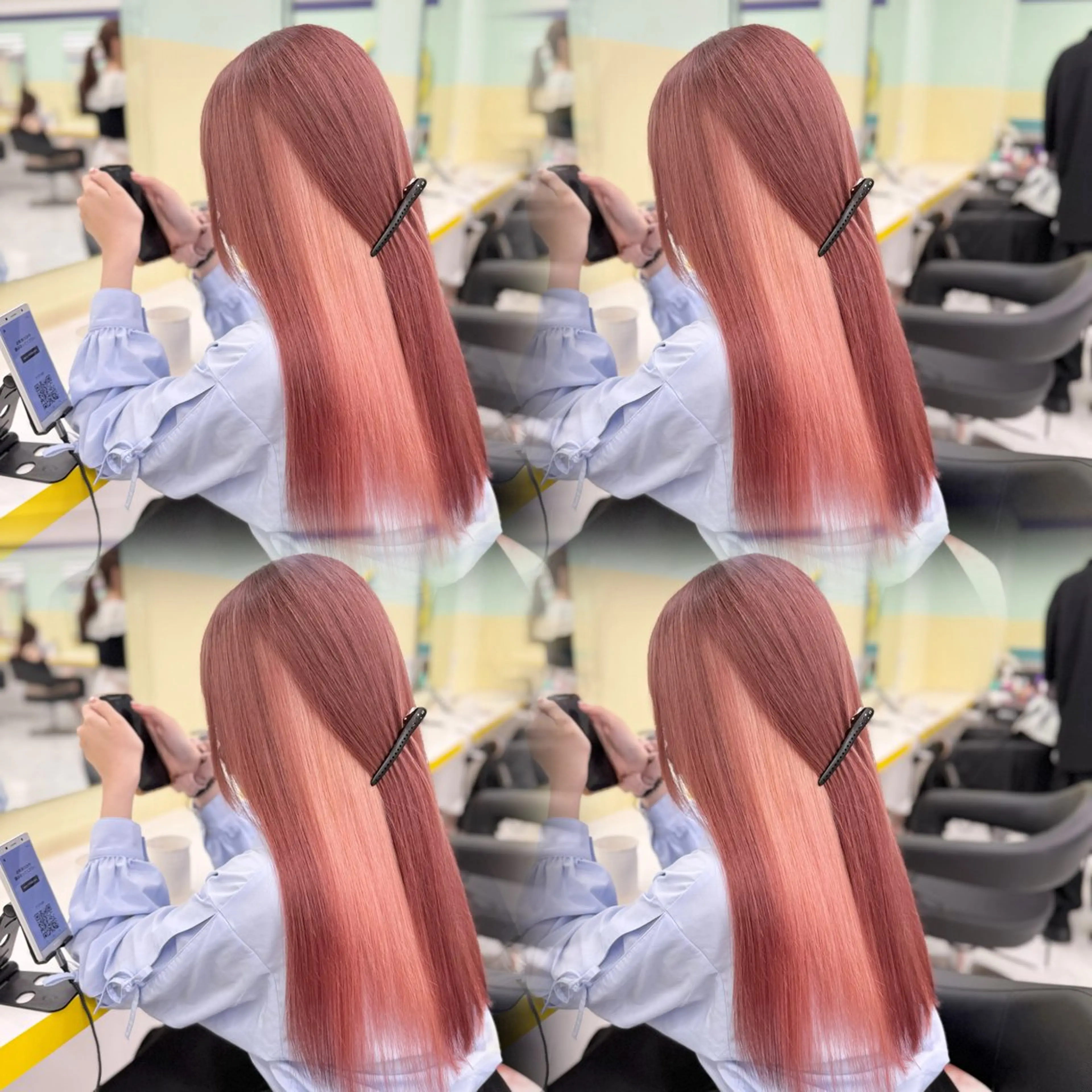 セミロング カラー ハイトーン/レイヤー 透明感/瑶平のヘアスタイル