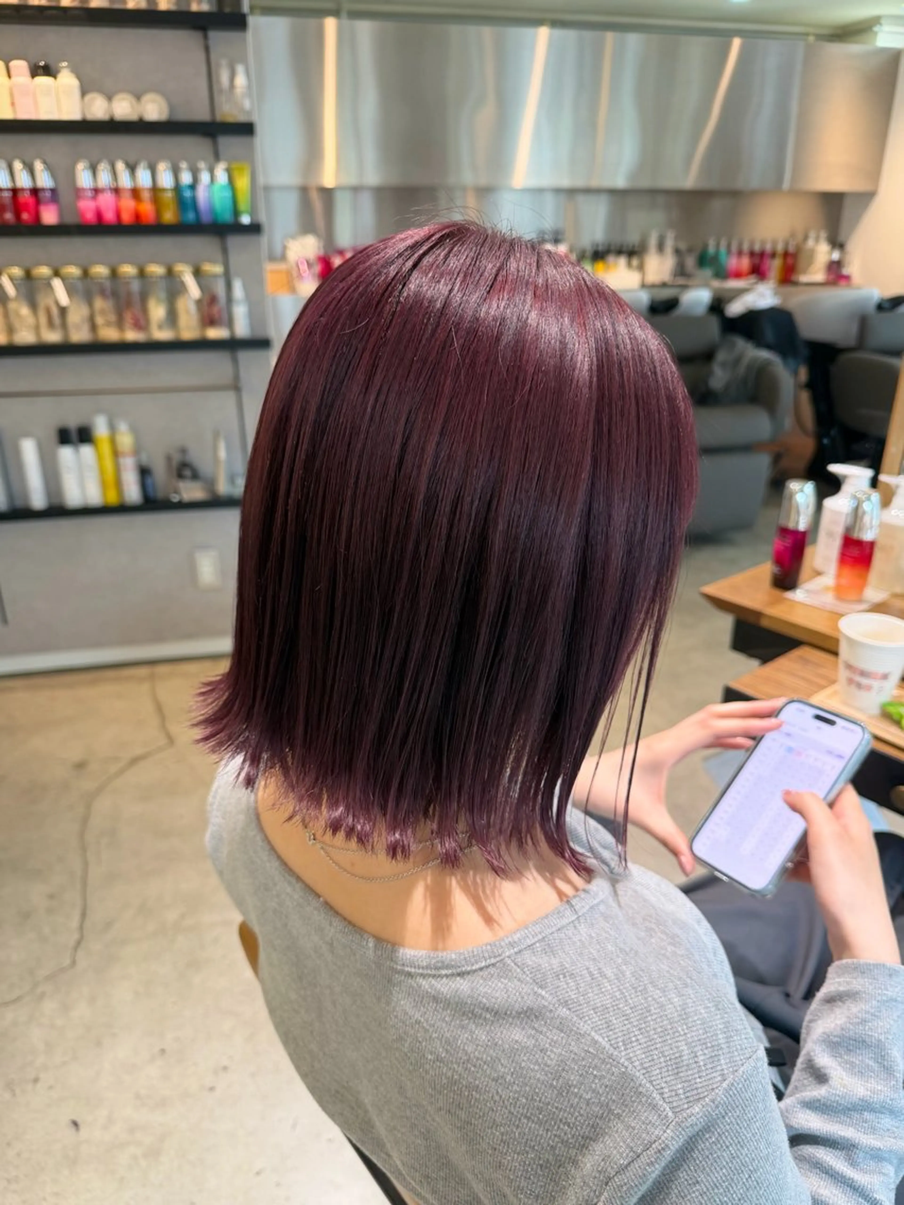 ショート カラー 透明感カラー カット ヘアカラー トリートメント 髪質改善/韓国風 🦕ＡＫＡＲＩ🩵のヘアスタイル