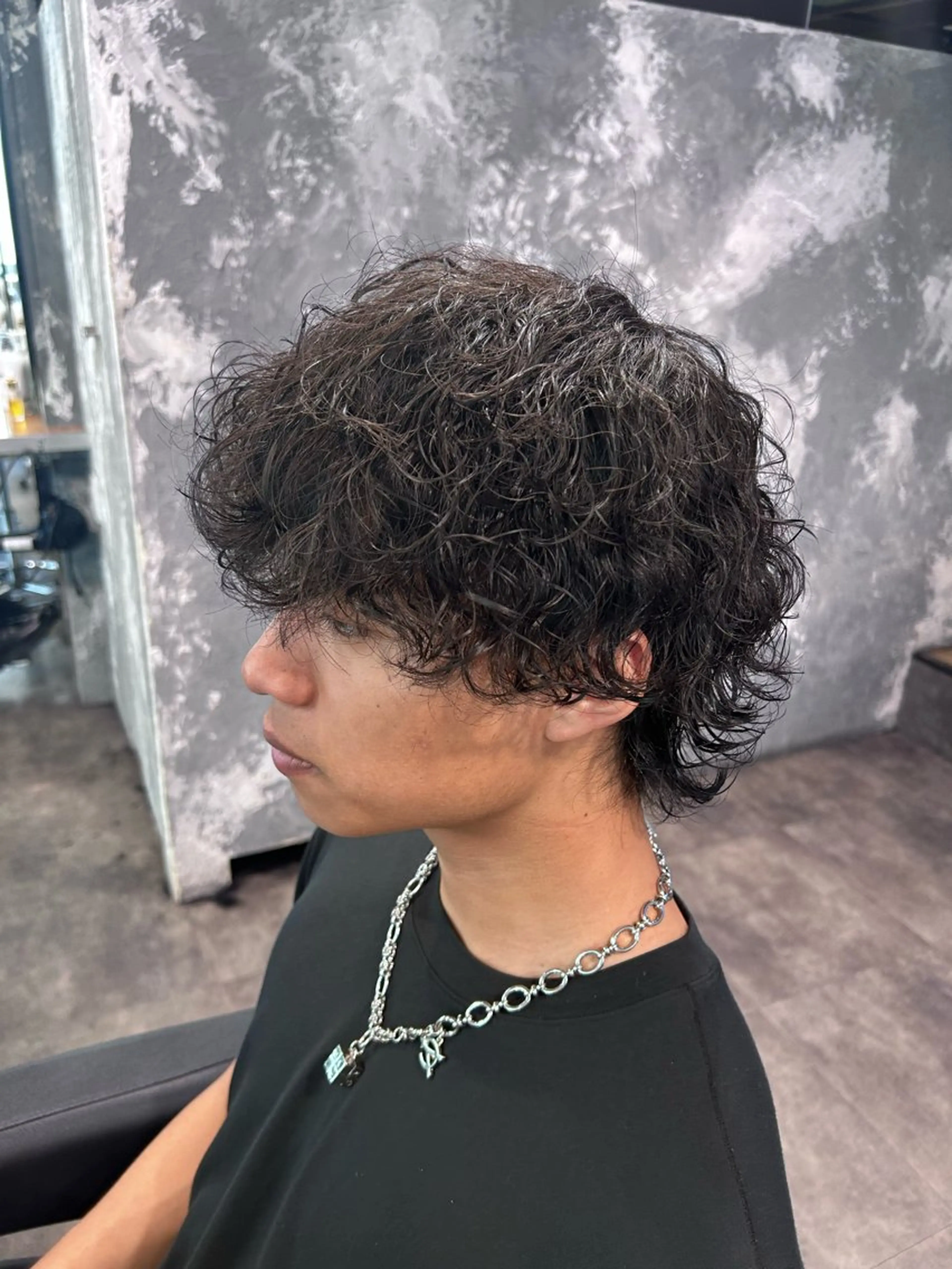 メンズ メンズパーマ 波巻きパーマ メンズ特化美容師 💠チナツのヘアスタイル