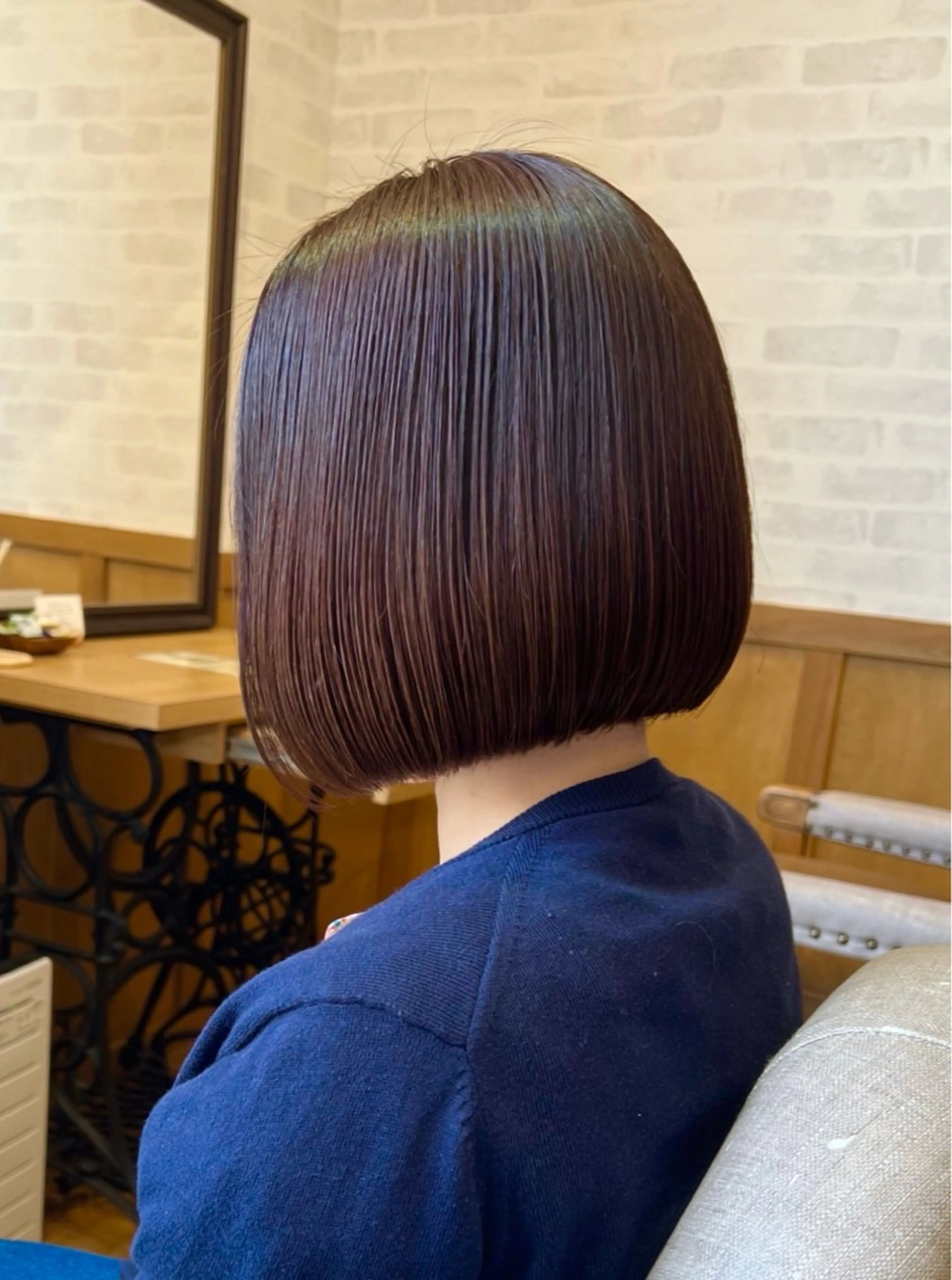 ミディアム カラー 顔周りカット/透明感 カラー🤍大塚蛍のヘアスタイル