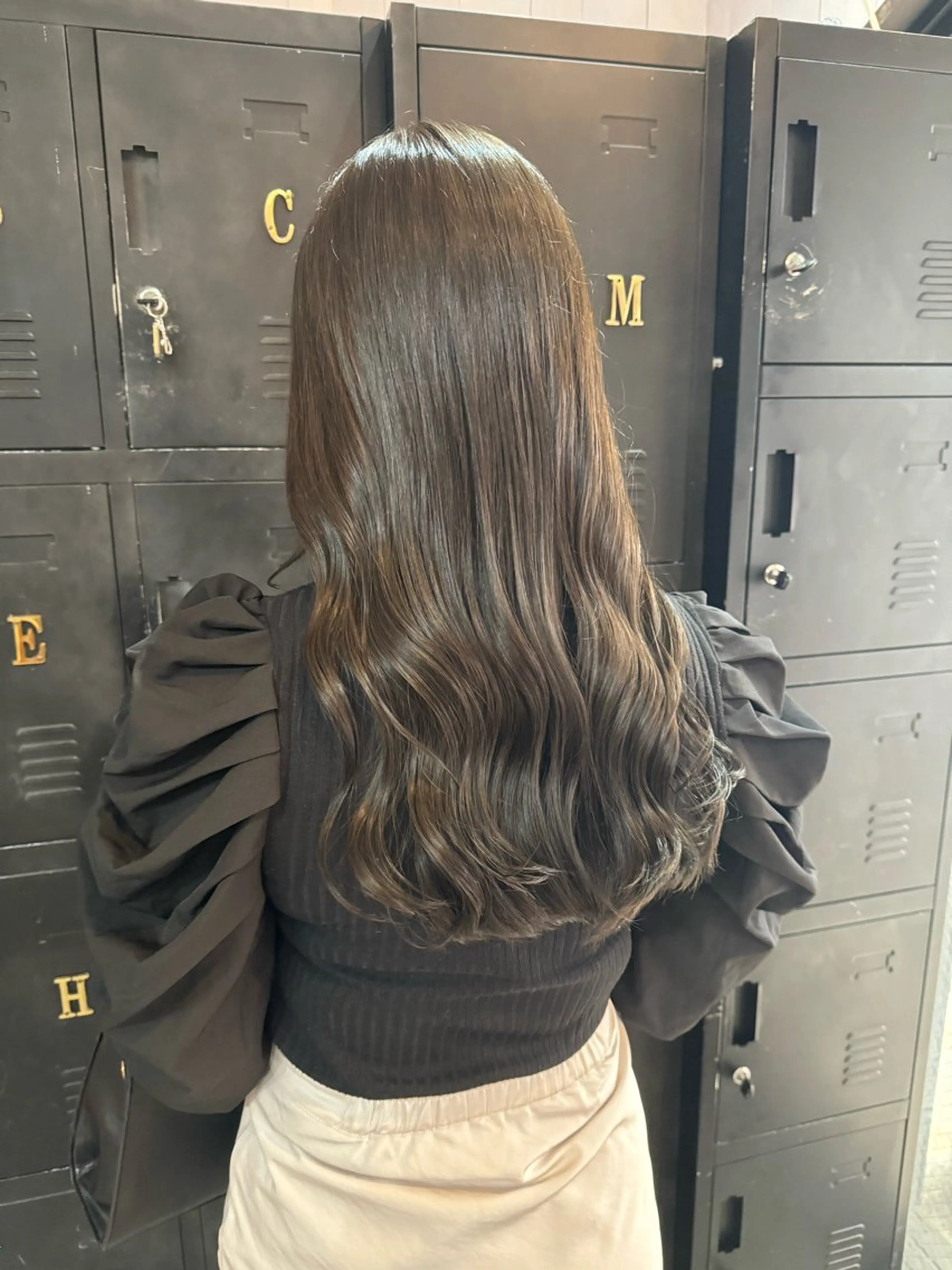 ロング カット ヘアカラー トリートメント 💎縮毛矯正/透明感 カラー💎椎葉みひろのヘアスタイル