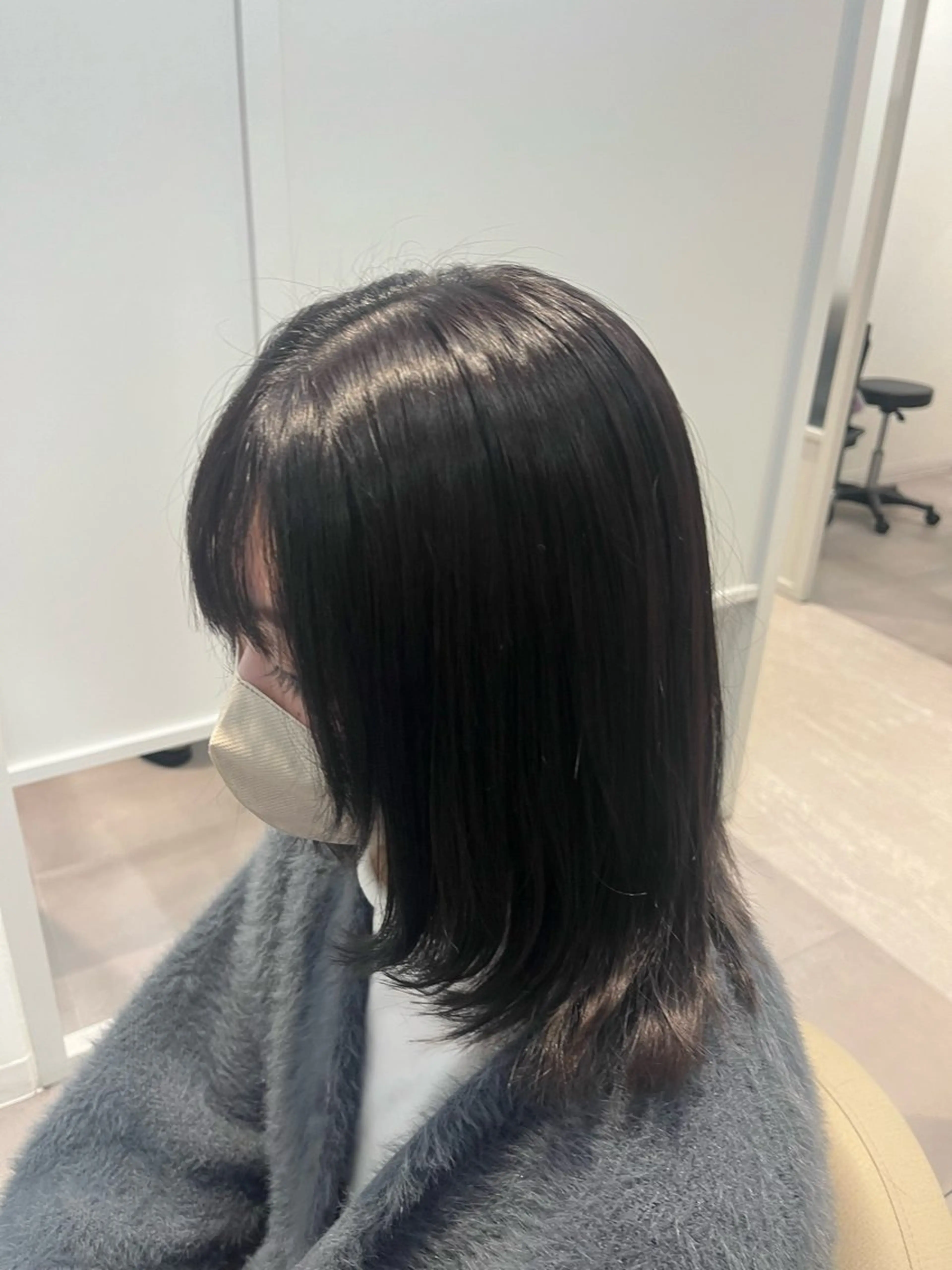 ミディアム カラー みう/仙台/暖色/ 艶髪/顔周りカット/のヘアスタイル