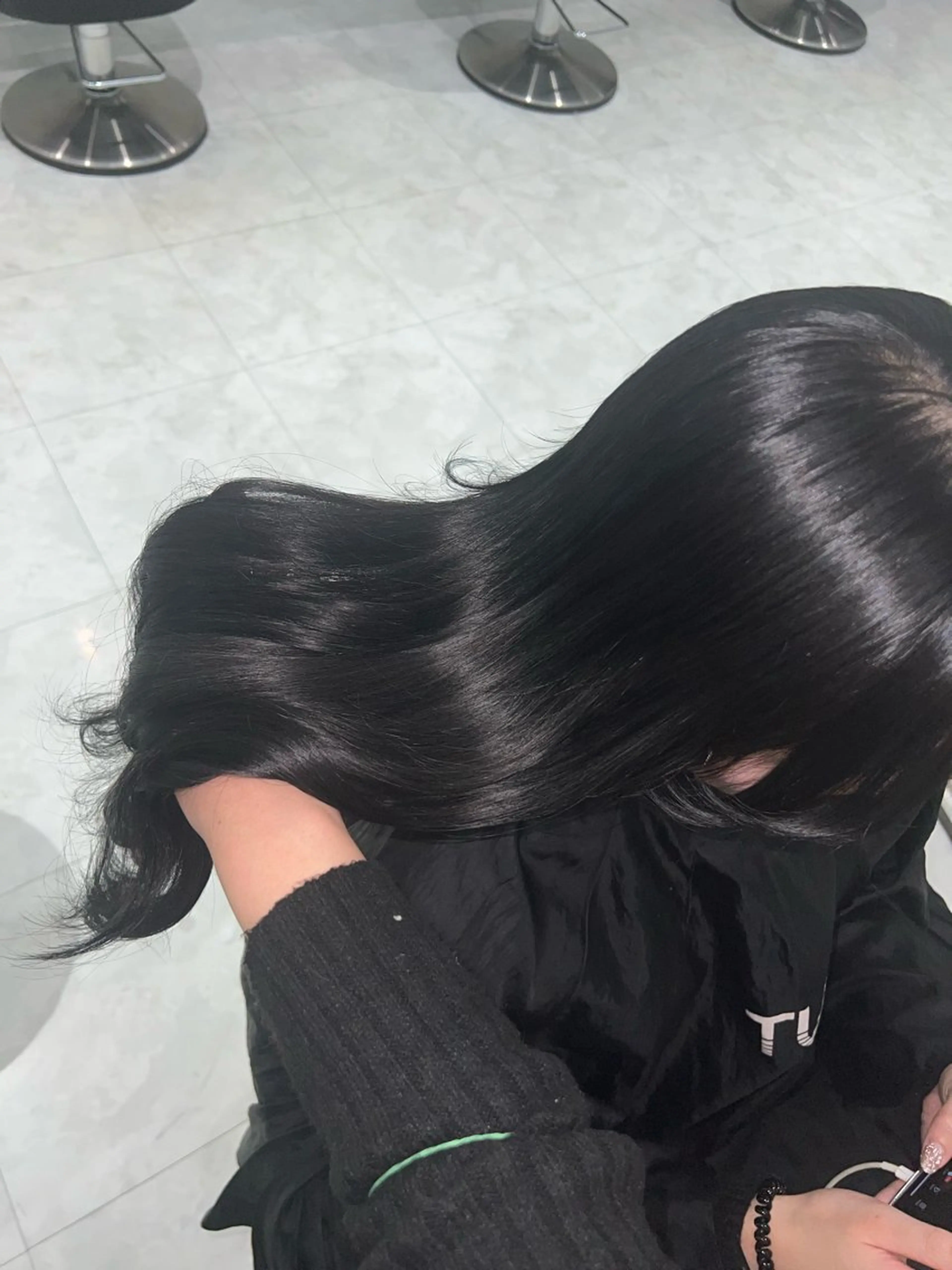 ロング カラー 縮毛矯正 ブリーチなし特化 美容師💖SAE💖のヘアスタイル