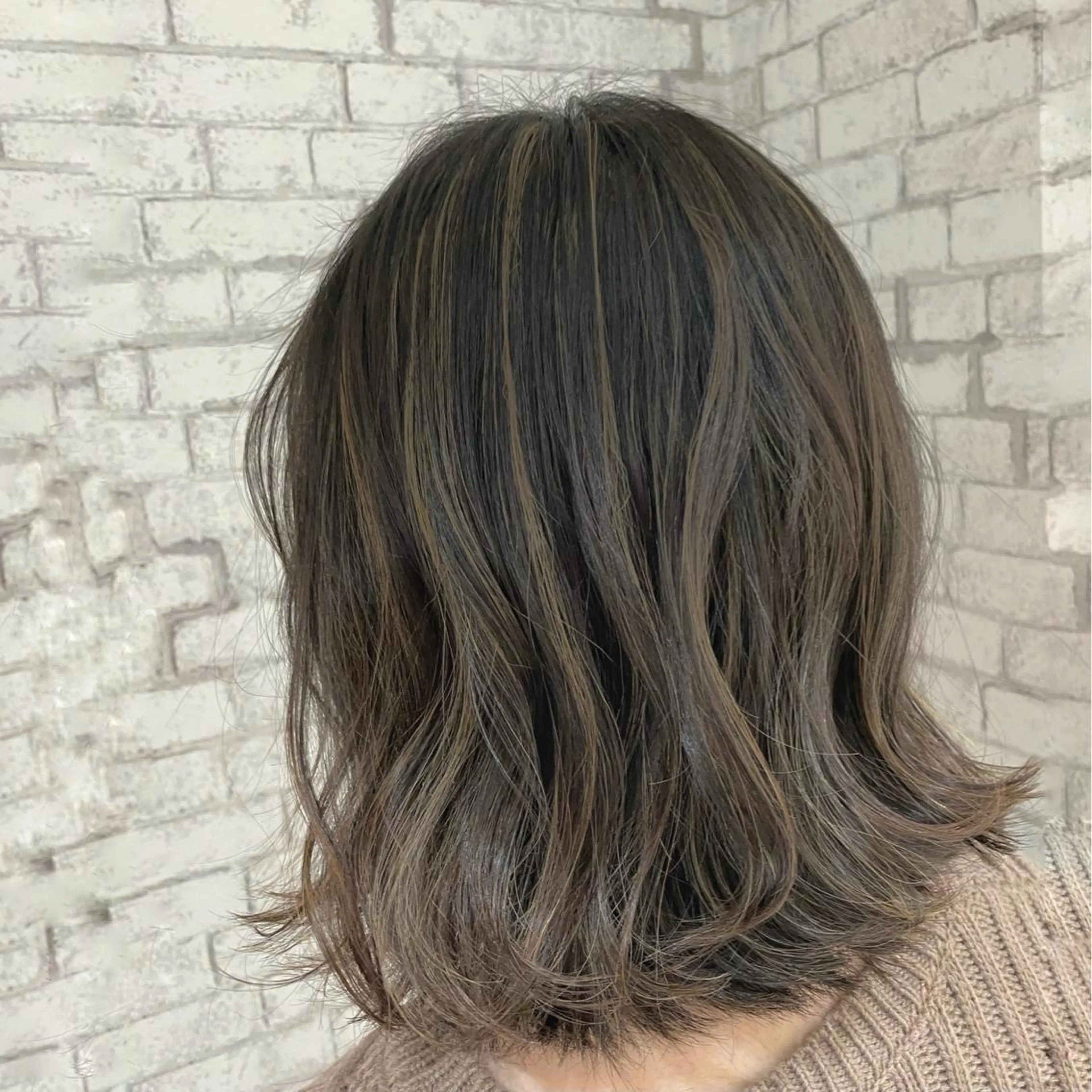 ミディアム ヘアカラー 低ダメージ特化🌱 佐野優斗のヘアスタイル