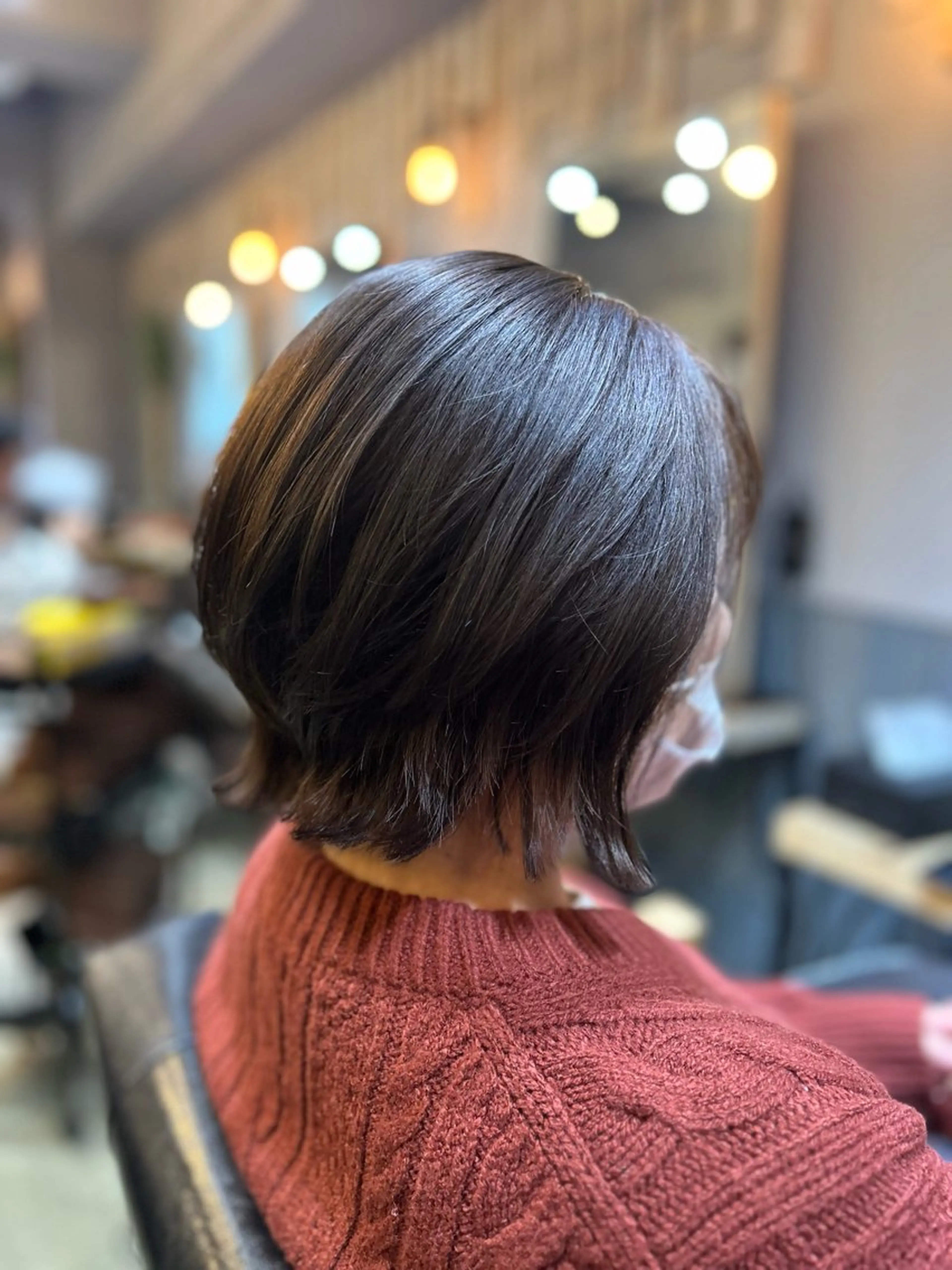 ショート カット ヘアカラー トリートメント 園田 彩音のヘアスタイル
