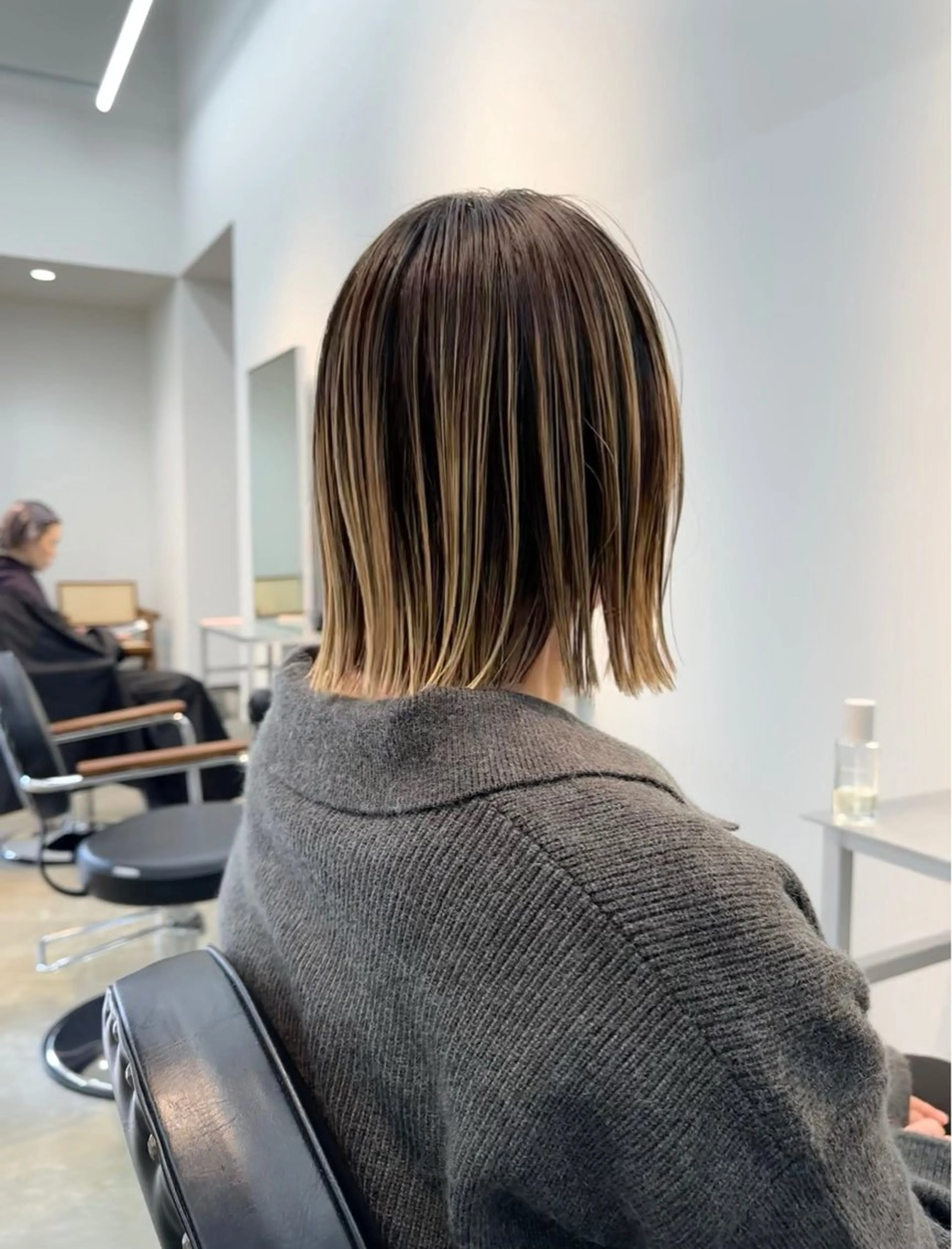 ミディアム 切りっぱなしボブ ボブ カット Sugahara Shunkiのヘアスタイル