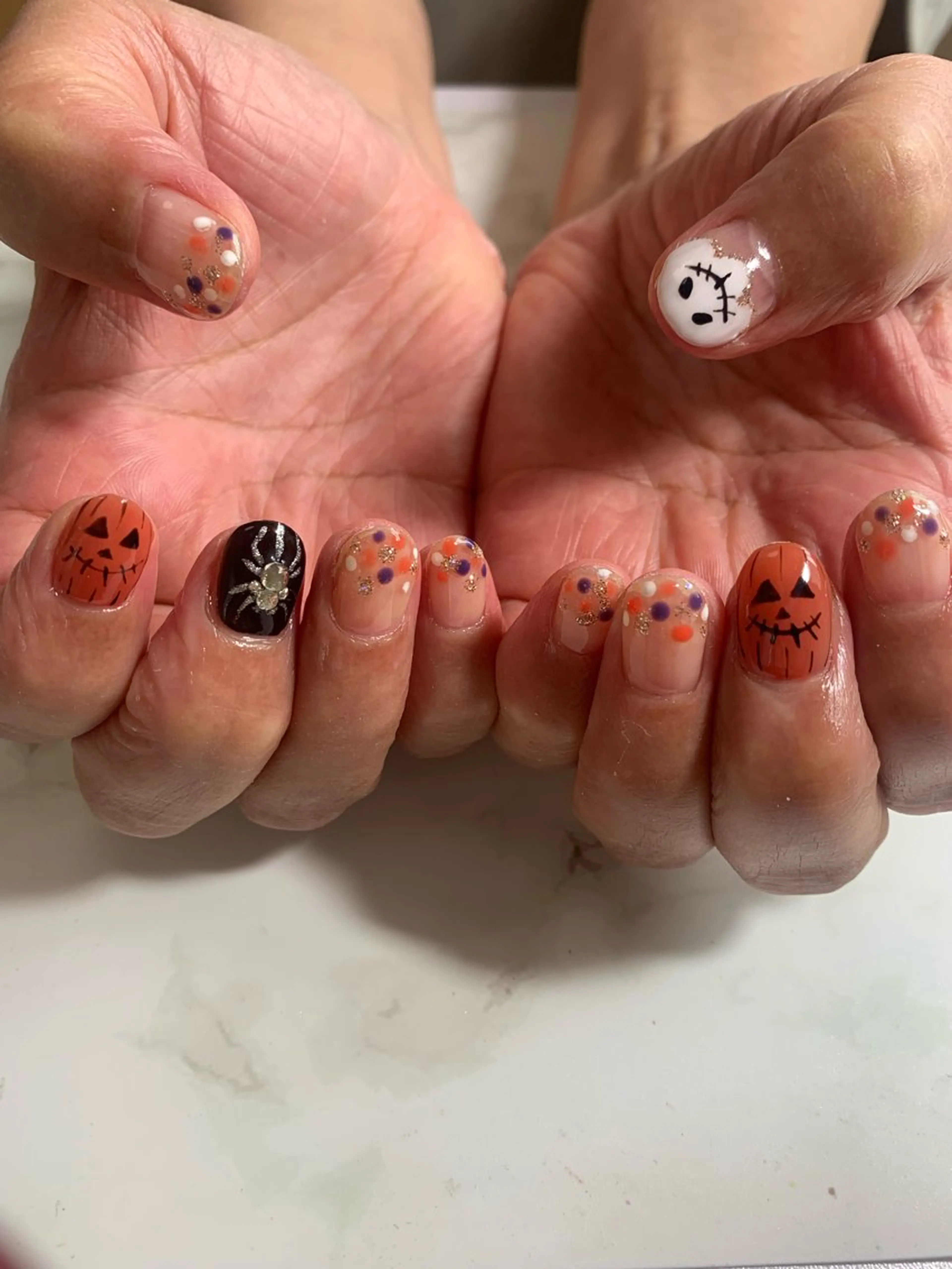 ネイル ハロウィン Coconail 恭子のネイルデザイン