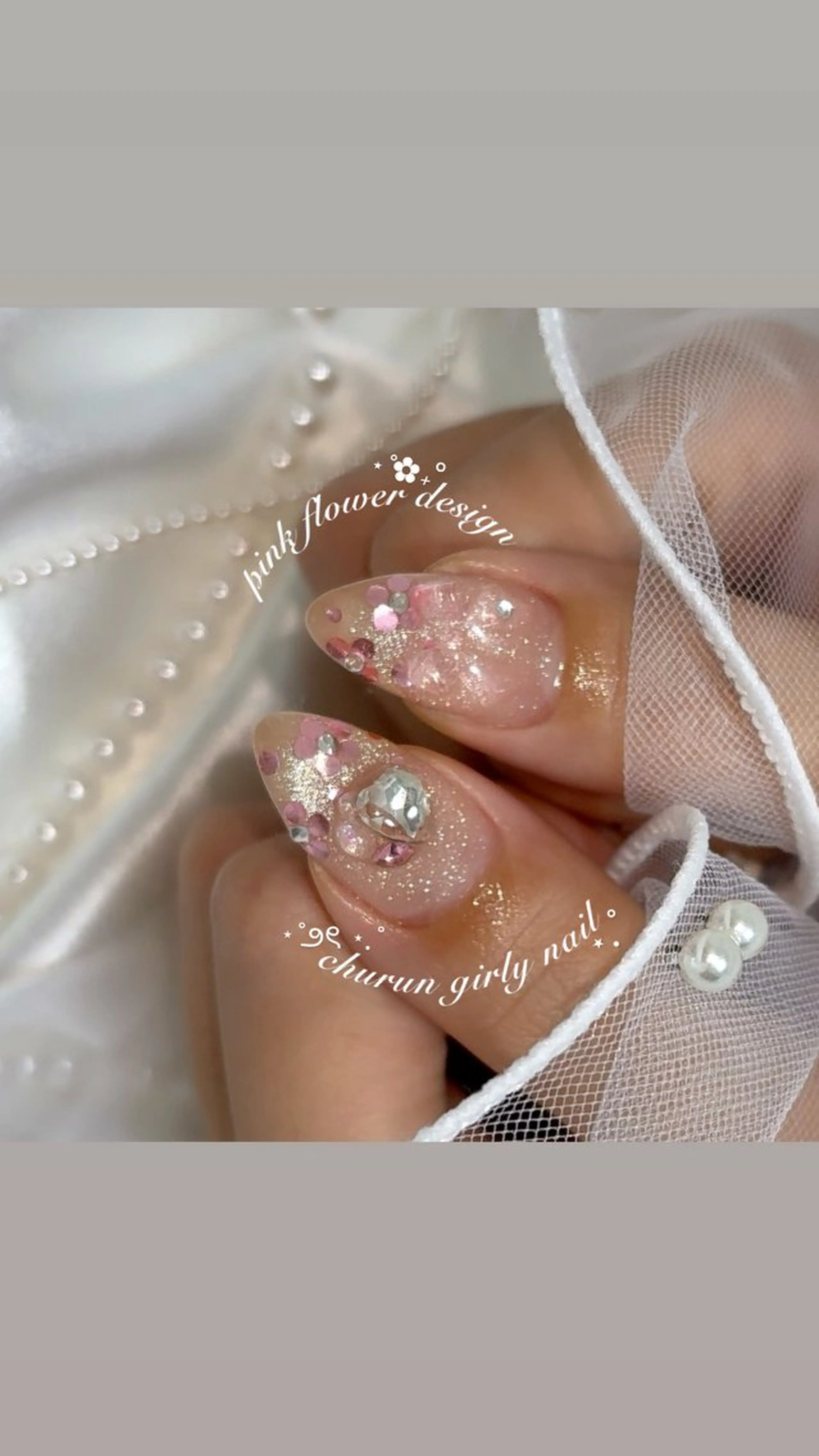 ネイル ハンドネイル Blanche mimi.u_aのネイルデザイン