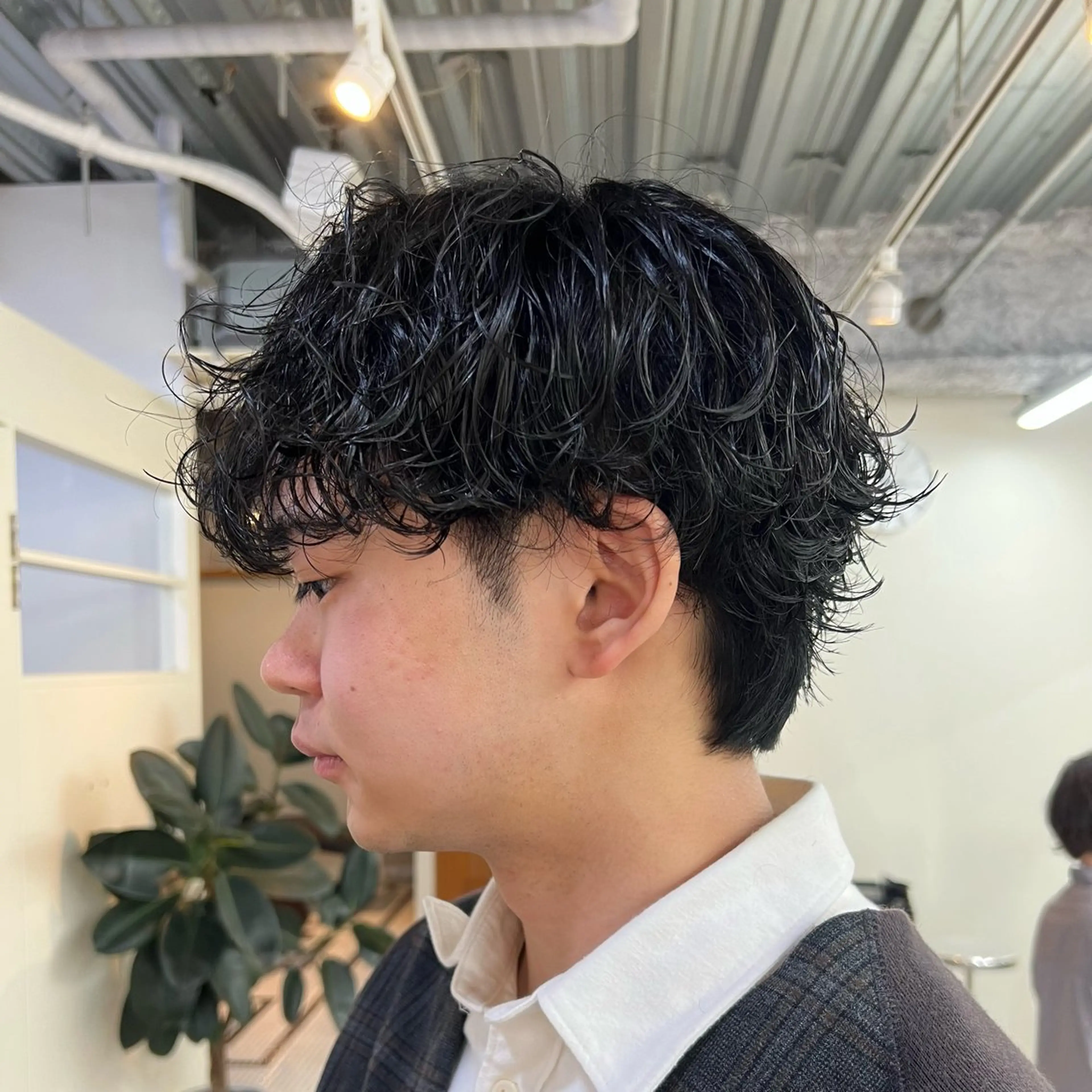 ショート メンズ メンズパーマ カット パーマ 大人メンズヘア メンズパーマSHUNのヘアスタイル